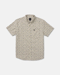 That'll Do Print Short Sleeve Shirt - Light Khaki