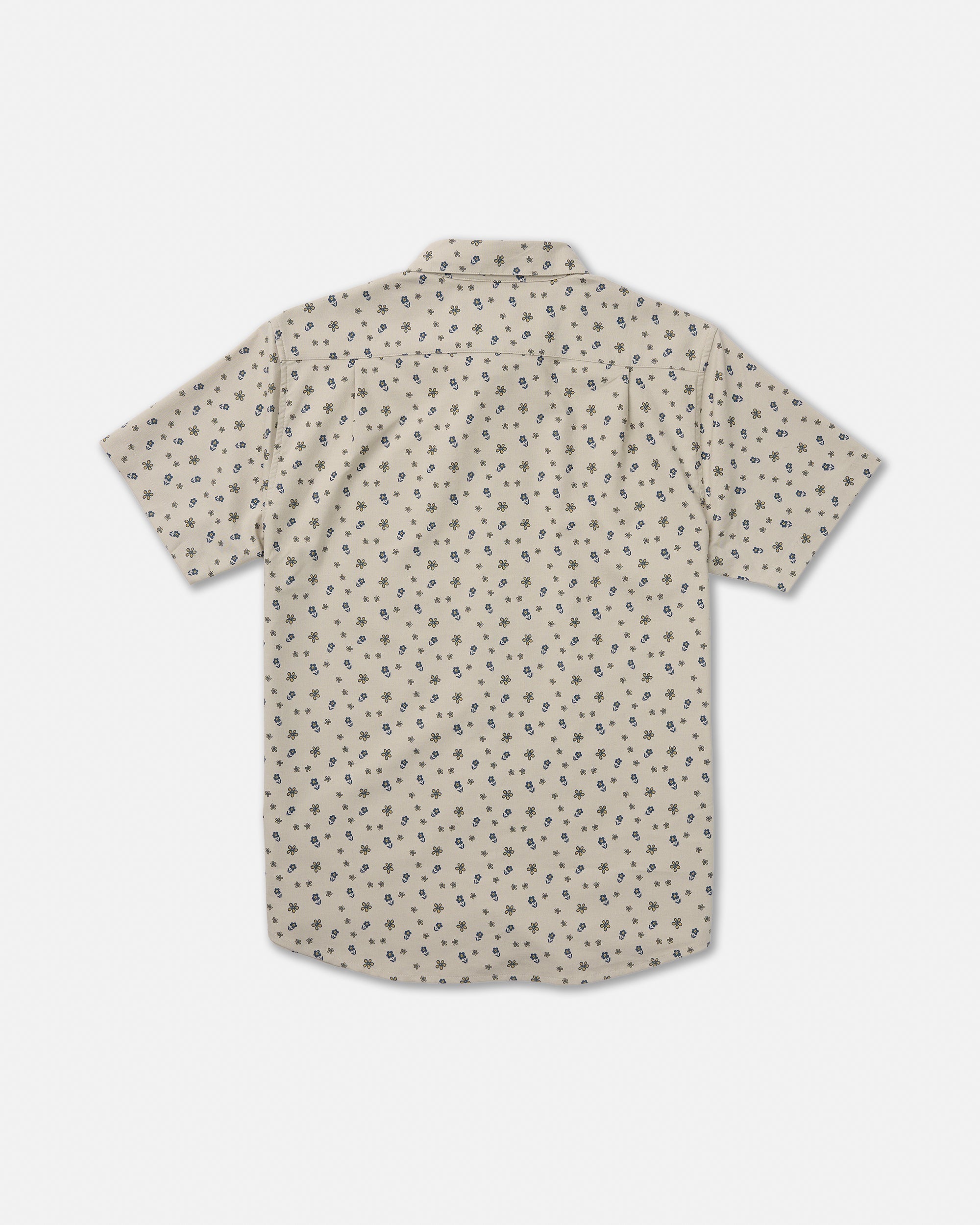 That'll Do Print Short Sleeve Shirt - Light Khaki