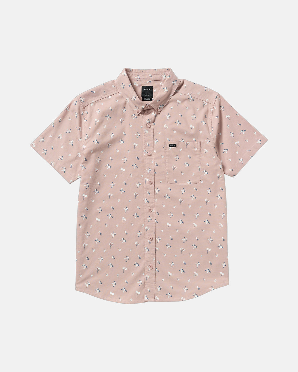 That'll Do Print Short Sleeve Shirt - Mauve