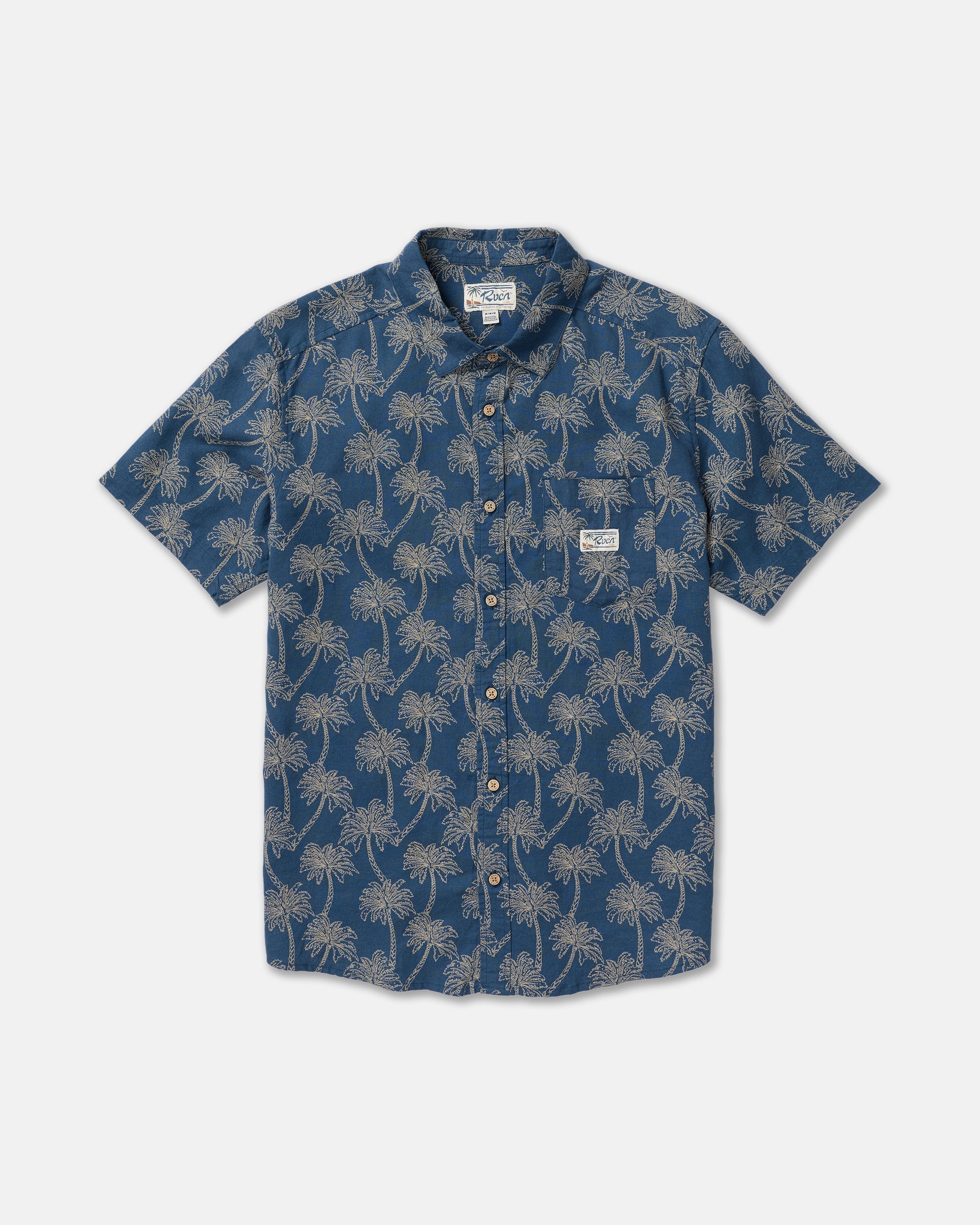 Exotica Short Sleeve Shirt - Dark Denim