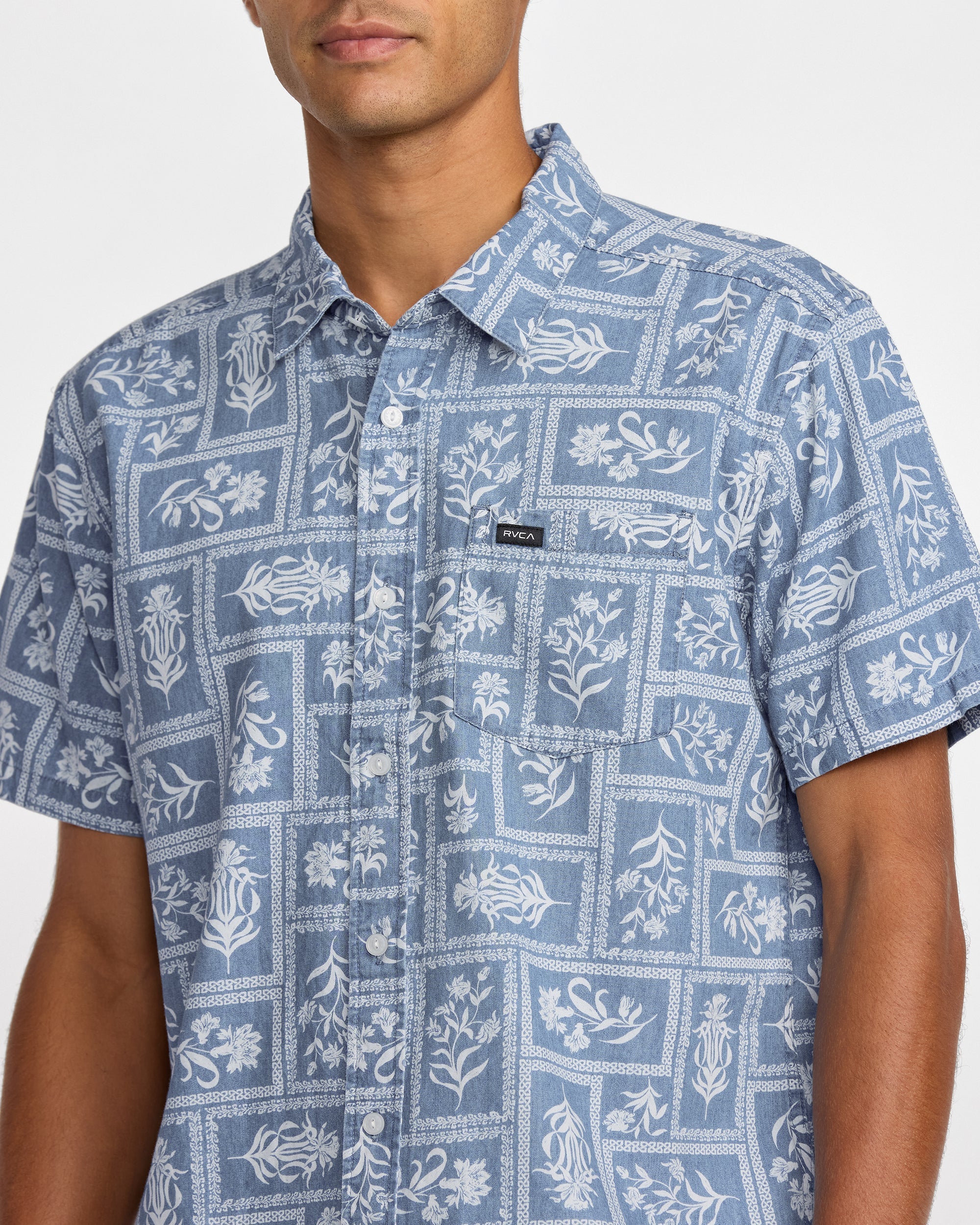 Frame Short Sleeve Shirt - Vintage Navy