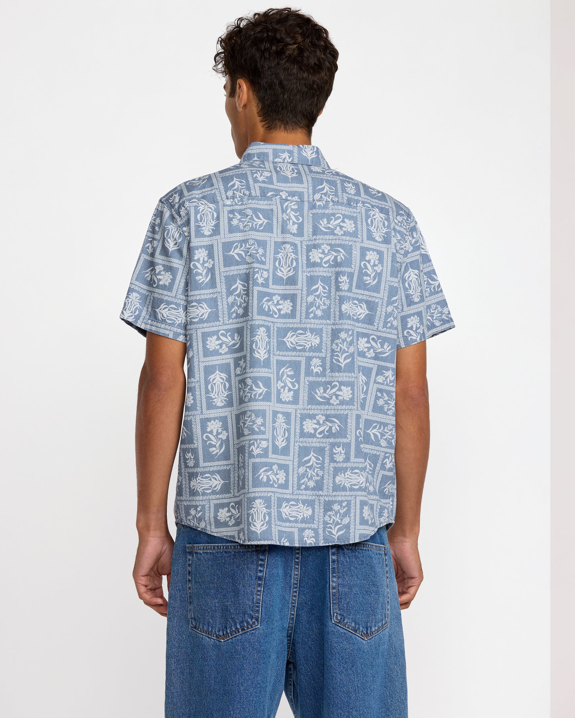 Frame Short Sleeve Shirt - Vintage Navy