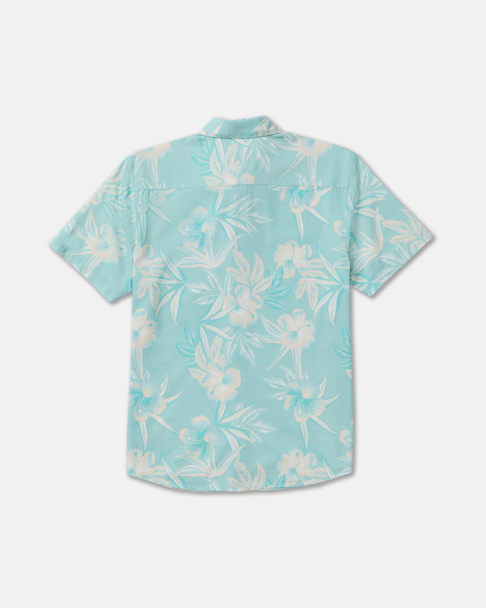 Botanical Short Sleeve Shirt - Blue Haze