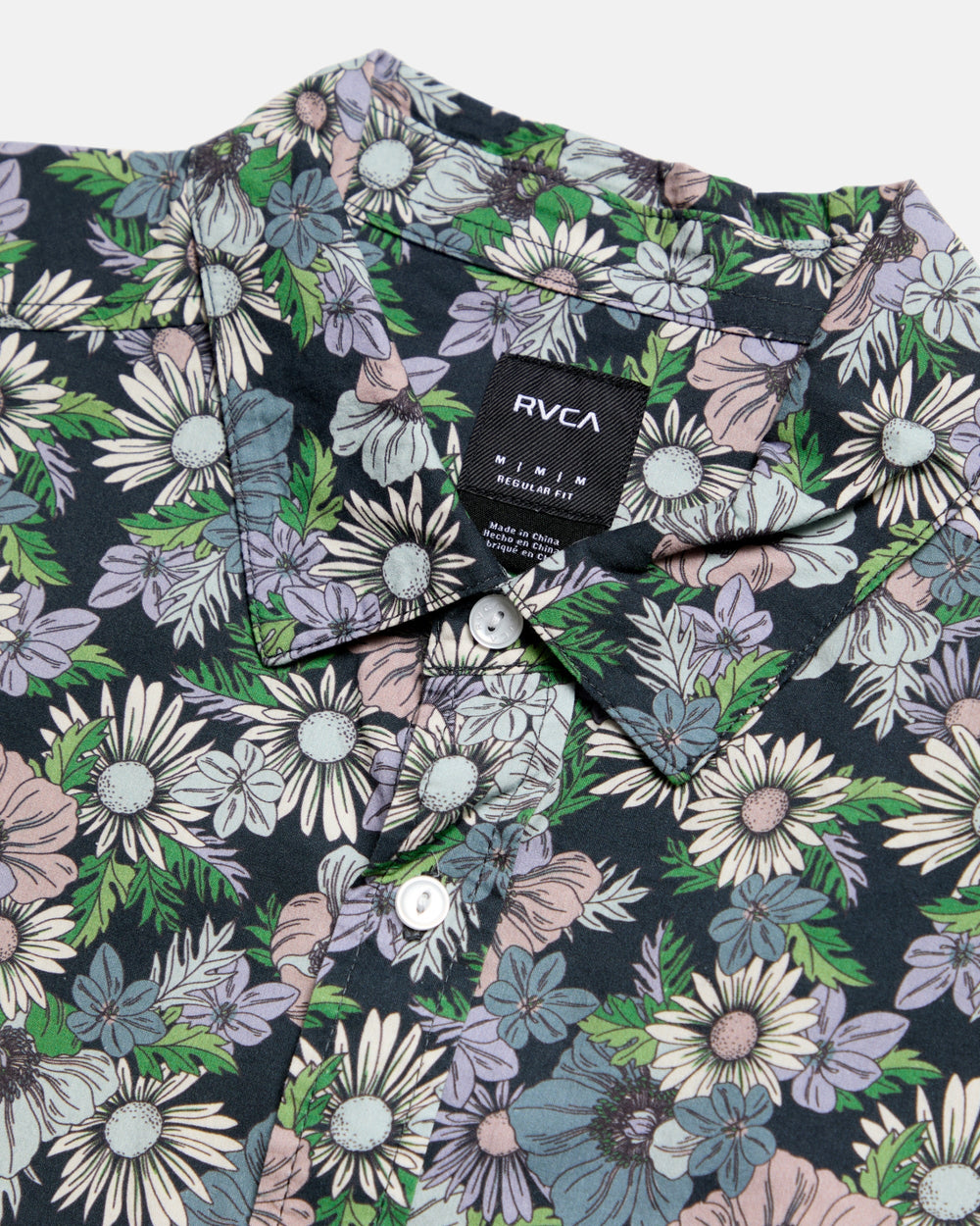 Botanical Short Sleeve Shirt - Garage Blue