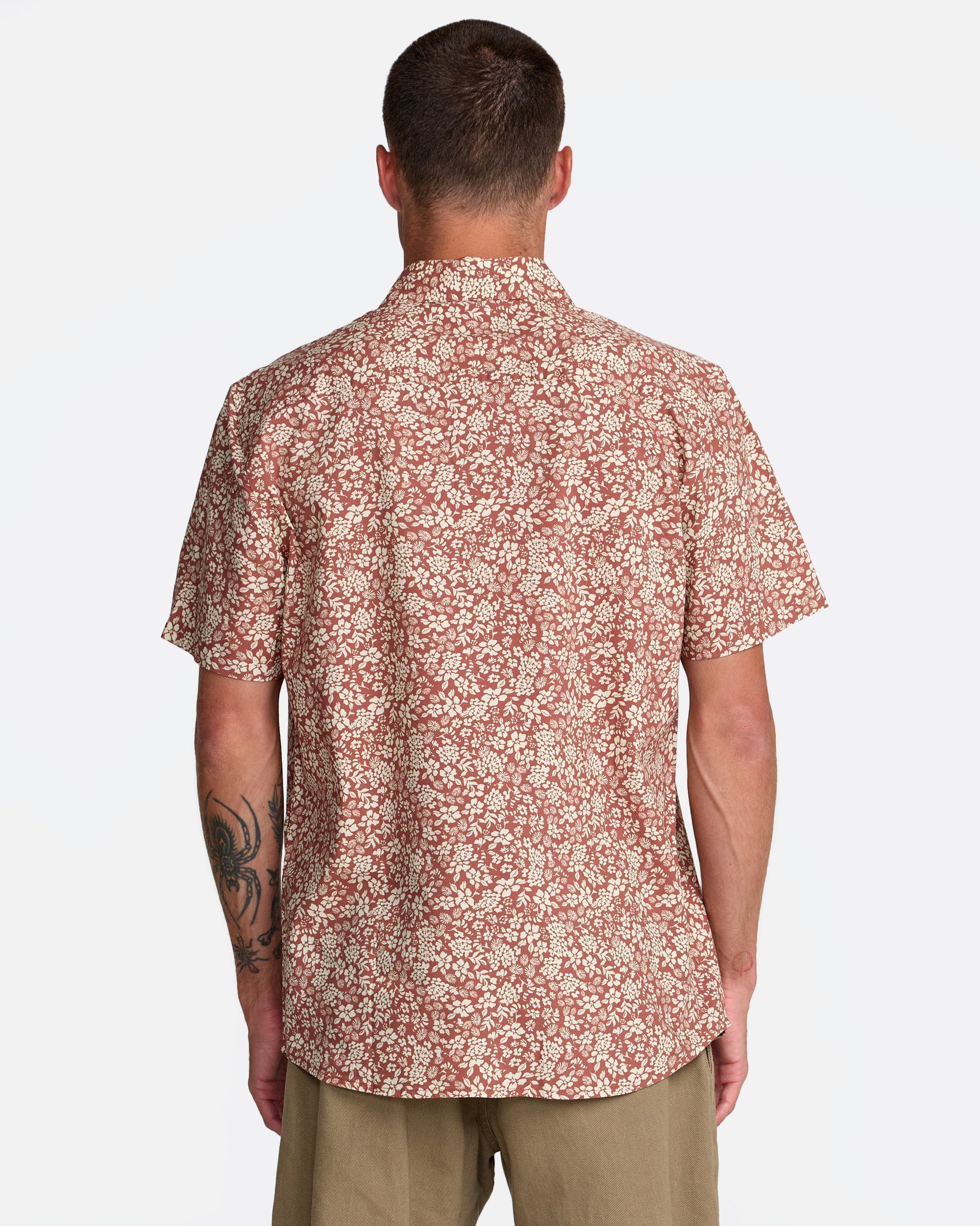 Botanical Short Sleeve Shirt - Rawhide
