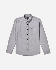 That'll Do Stretch Woven Long Sleeve Shirt - Garage Blue
