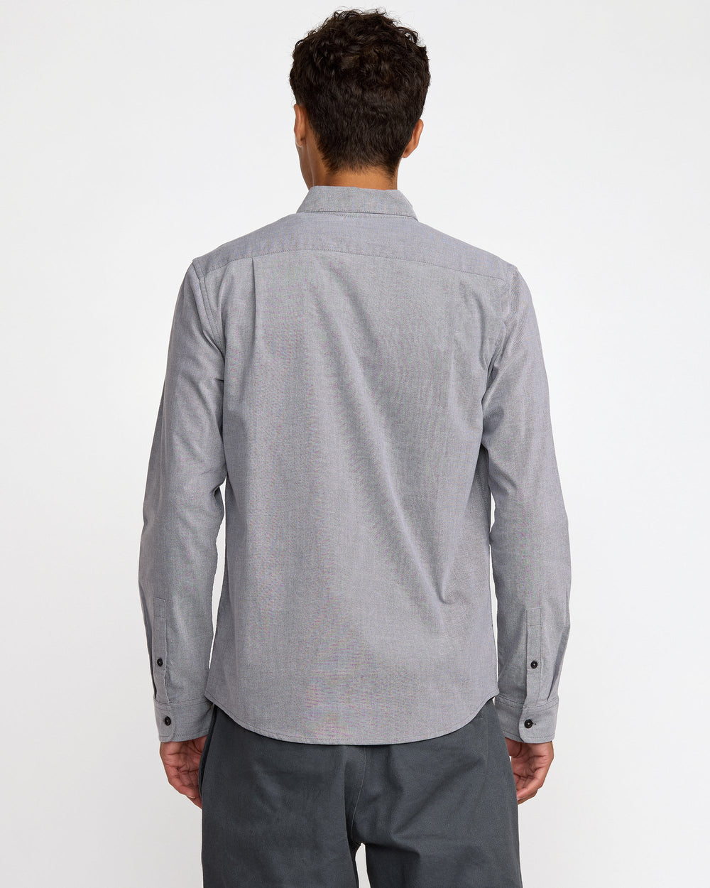 That'll Do Stretch Woven Long Sleeve Shirt - Garage Blue