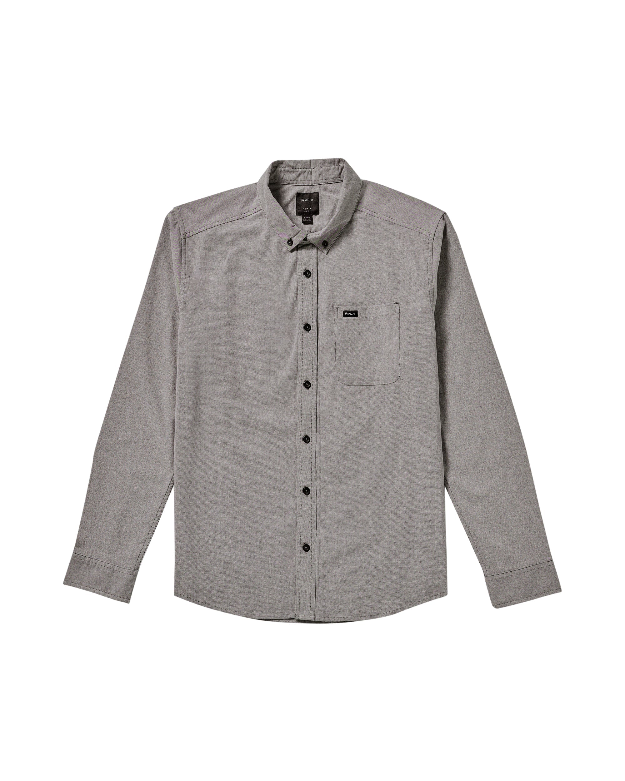 That'll Do Stretch Woven Long Sleeve Shirt - Pavement