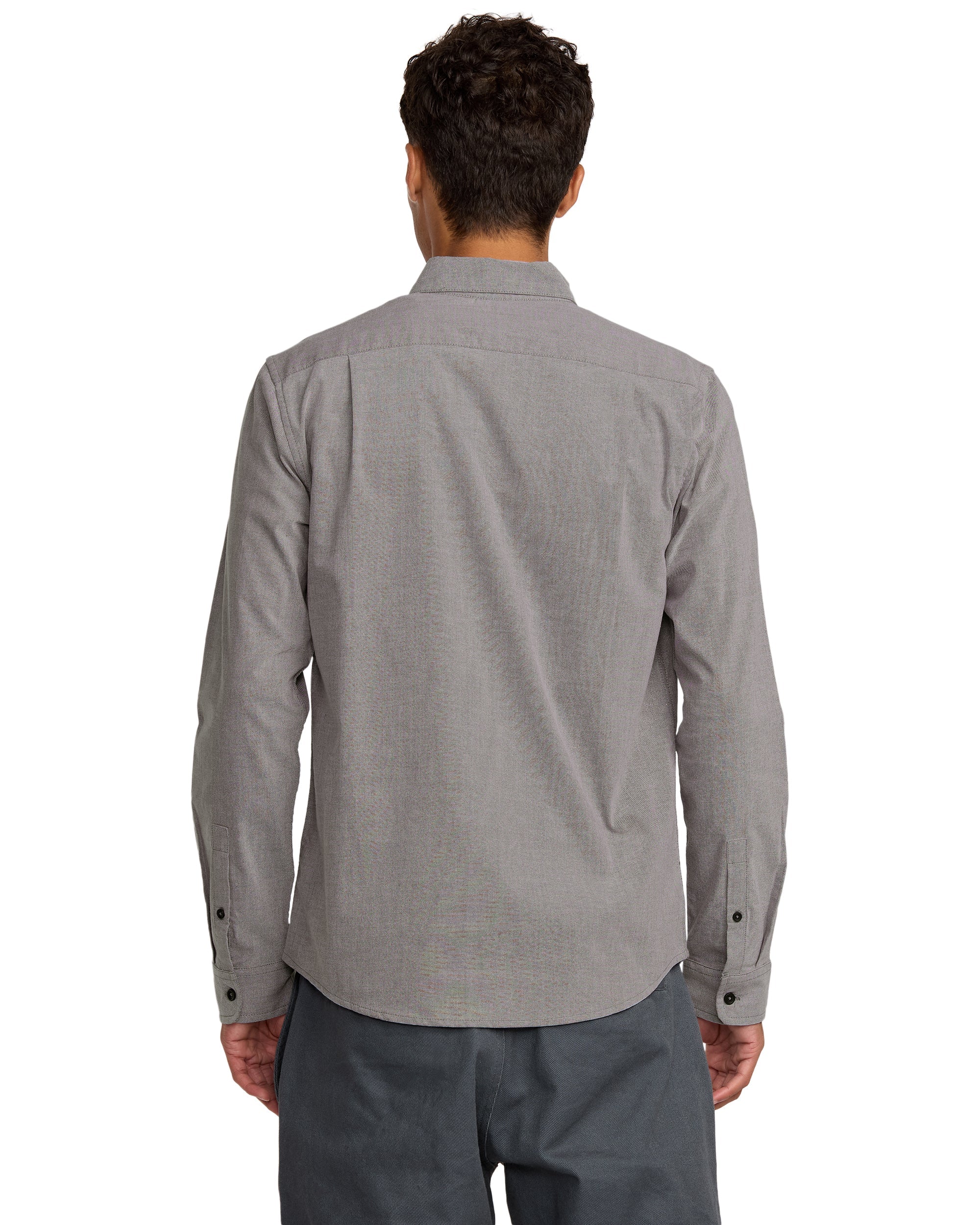 That'll Do Stretch Woven Long Sleeve Shirt - Pavement