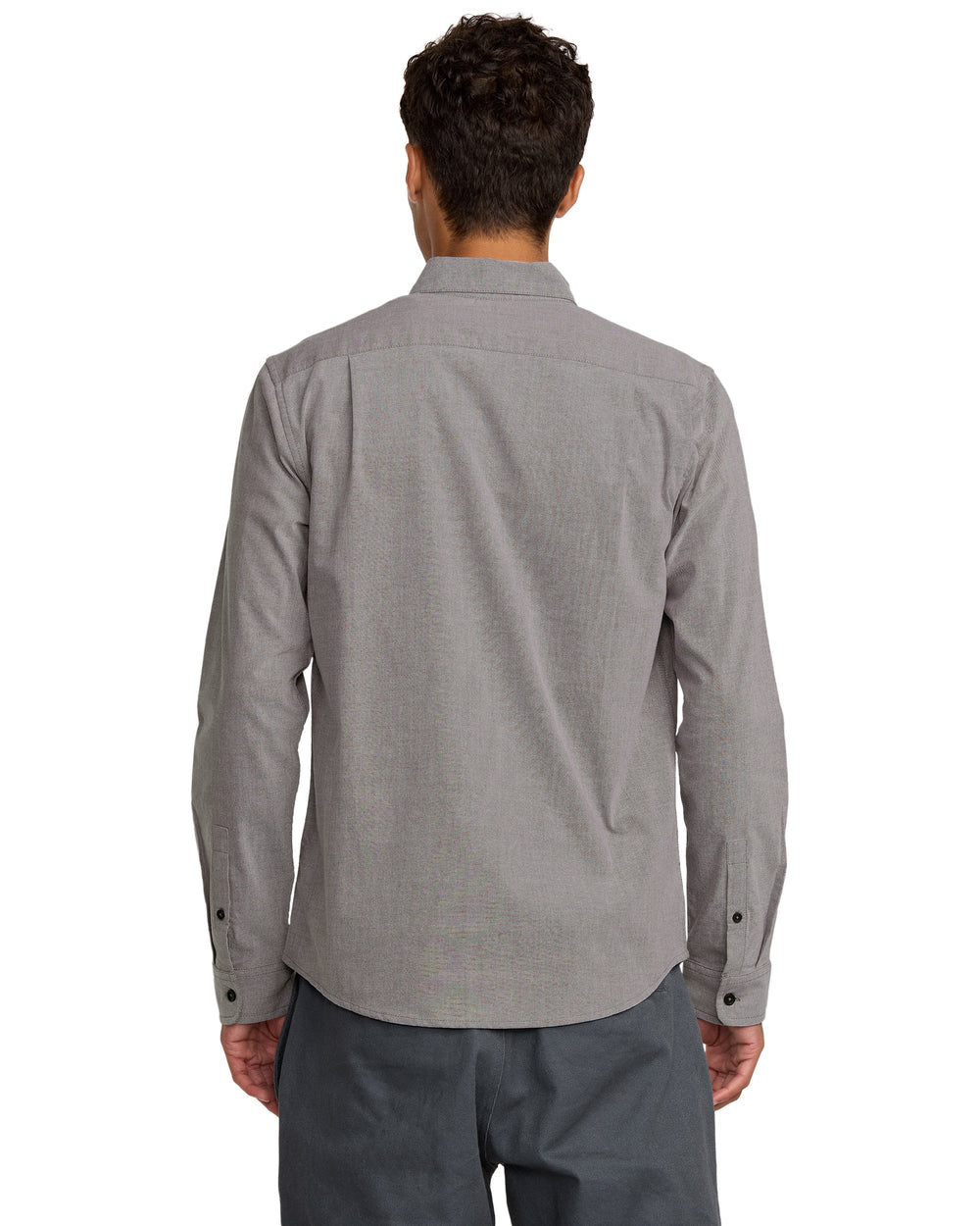 That'll Do Stretch Woven Long Sleeve Shirt - Pavement