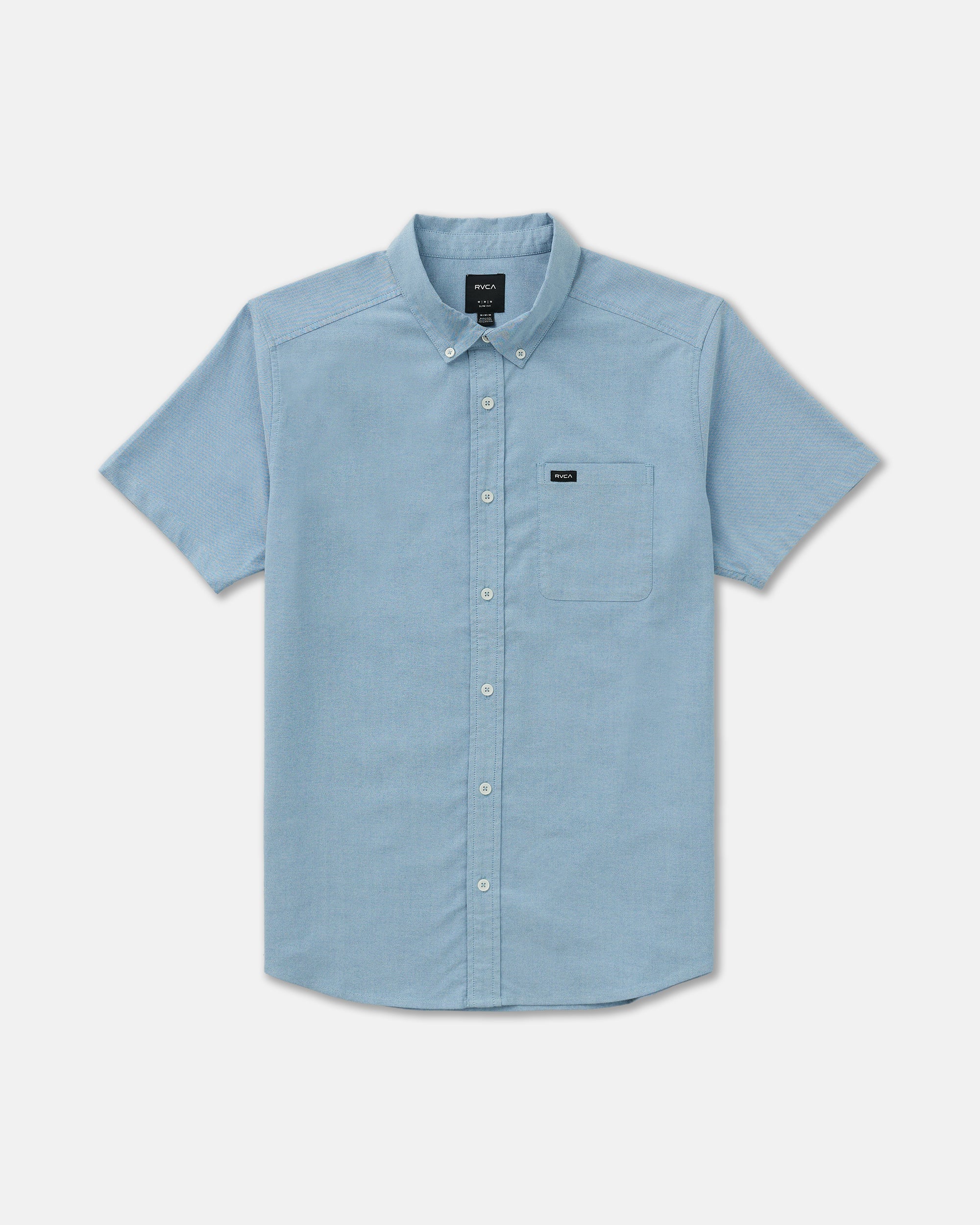 That'll Do Stretch Short Sleeve Shirt - Oxford Blue