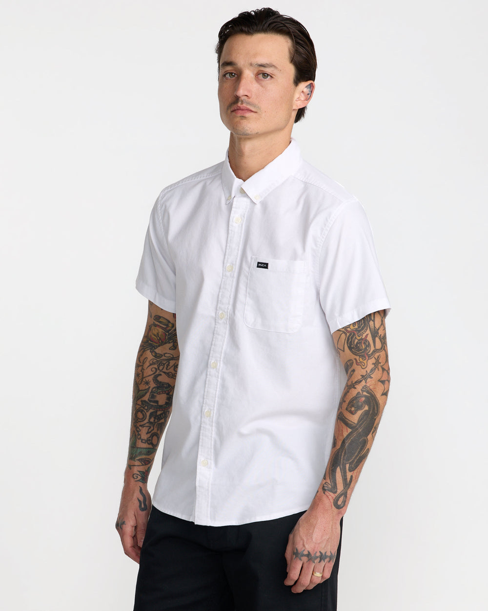 That'll Do Stretch Short Sleeve Shirt - White