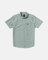 That'll Do Dobby Short Sleeve Shirt - Balsam Green
