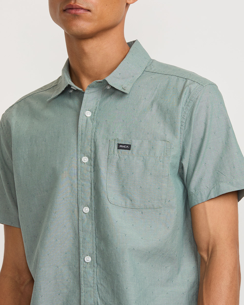 That'll Do Dobby Short Sleeve Shirt - Balsam Green