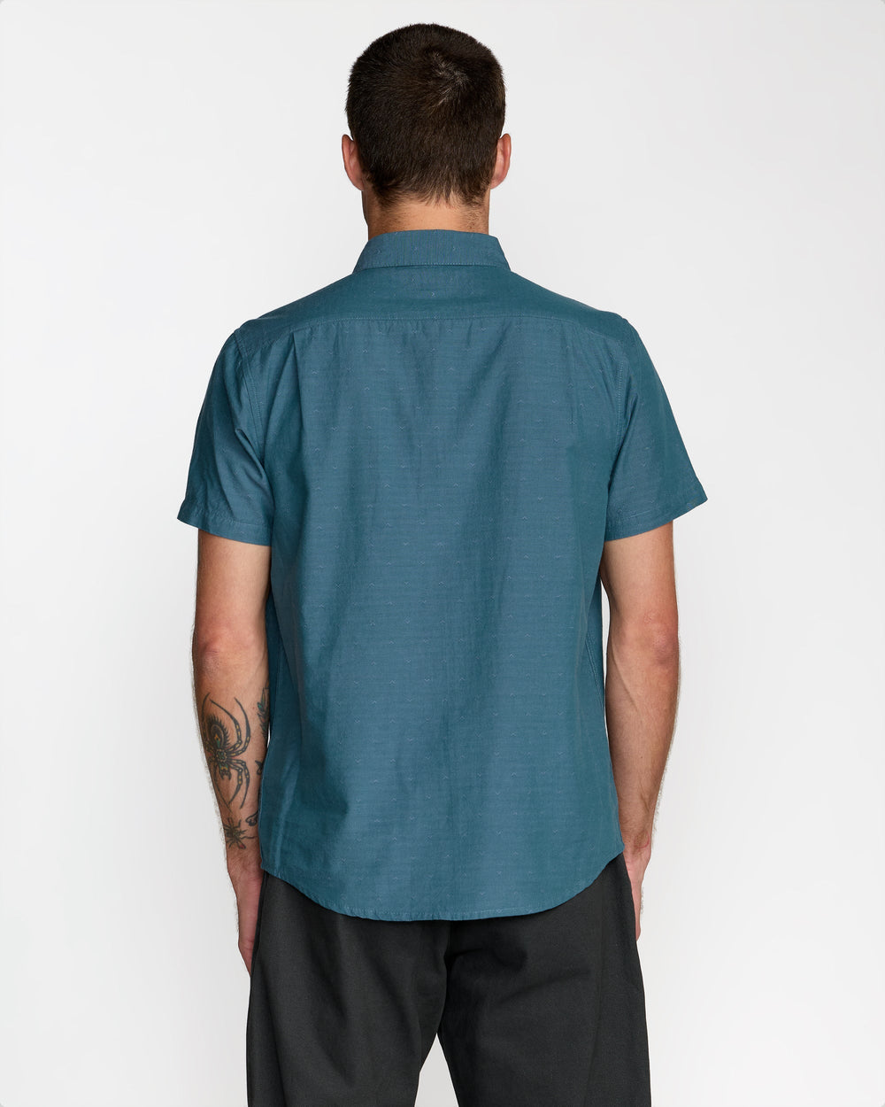 That'll Do Dobby Short Sleeve Shirt - Atlantic