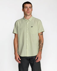 That'll Do Dobby Short Sleeve Shirt - Laurel Green