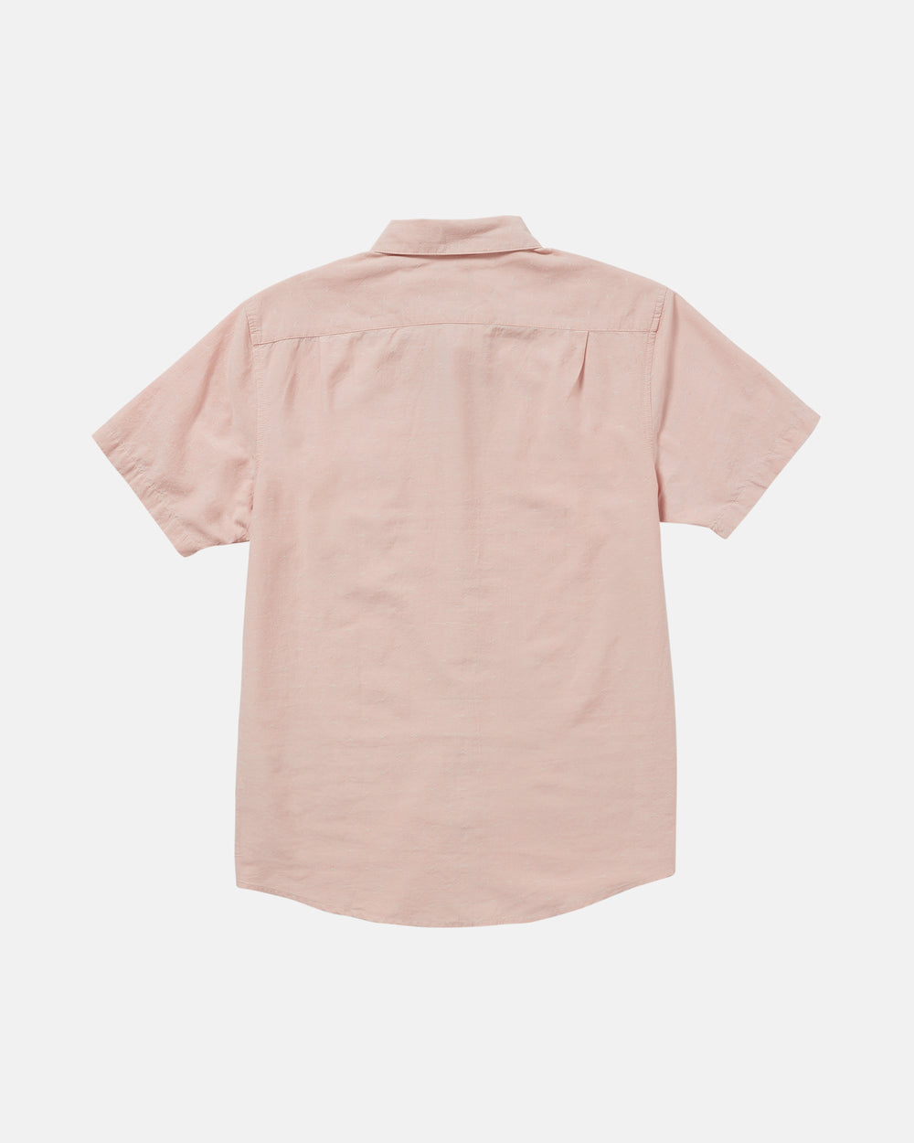 That'll Do Dobby Short Sleeve Shirt - Peach