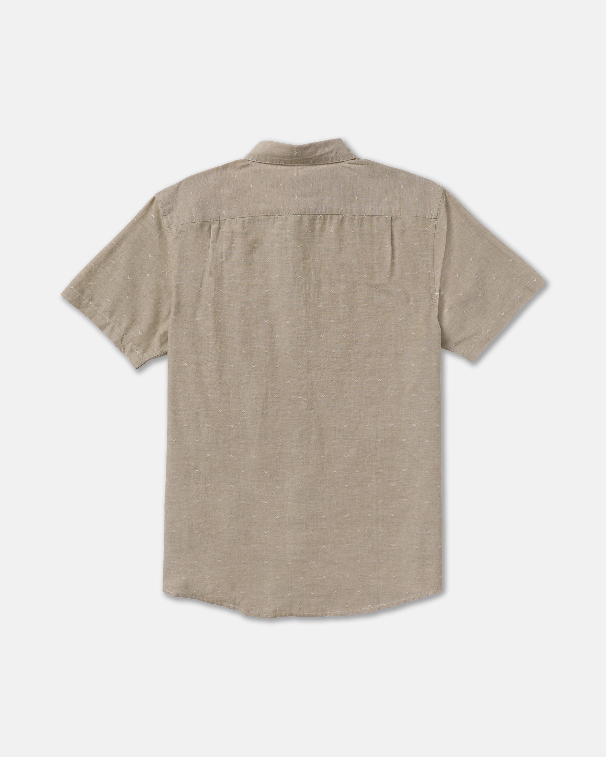 That'll Do Dobby Short Sleeve Shirt - Sand