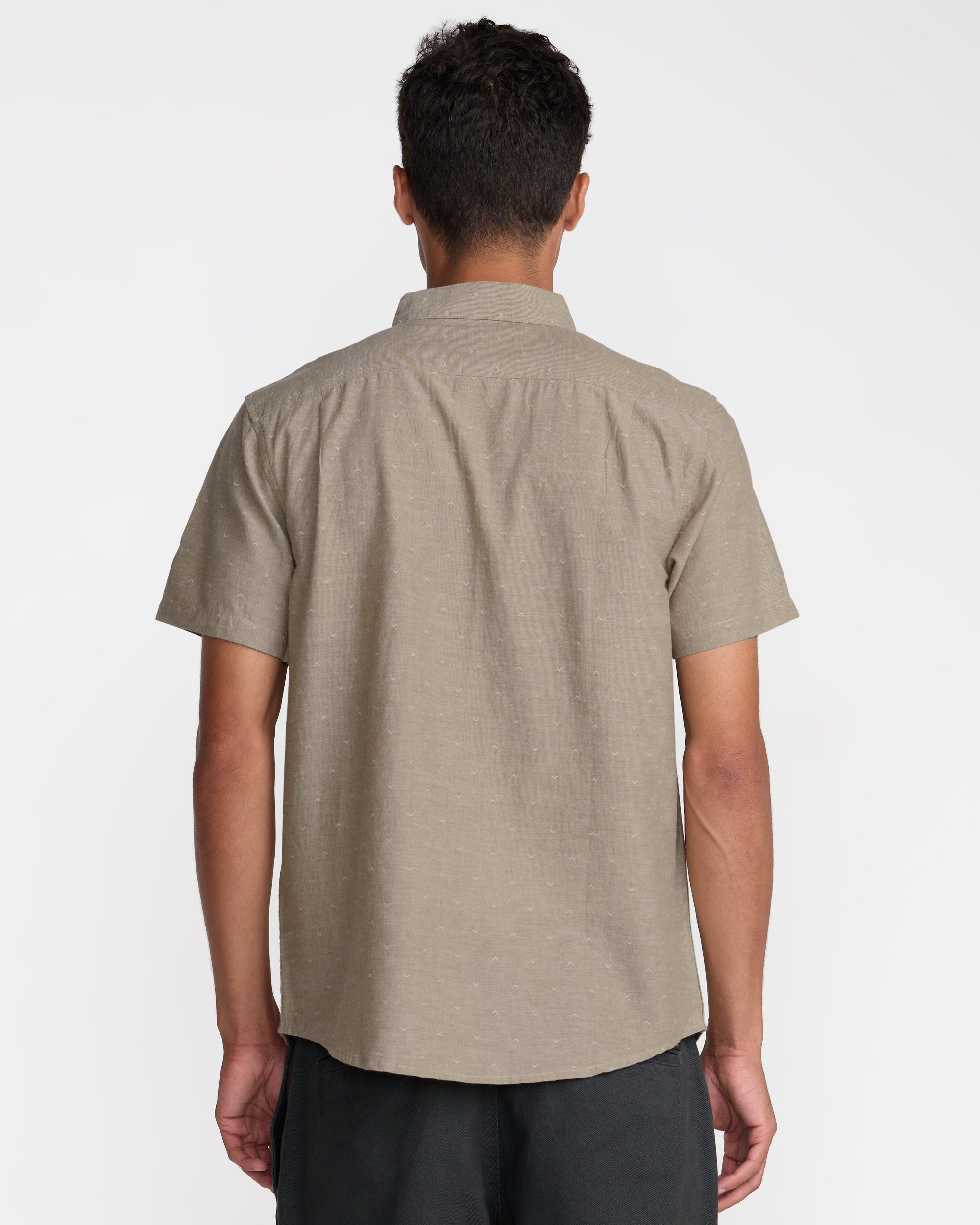 That'll Do Dobby Short Sleeve Shirt - Sand