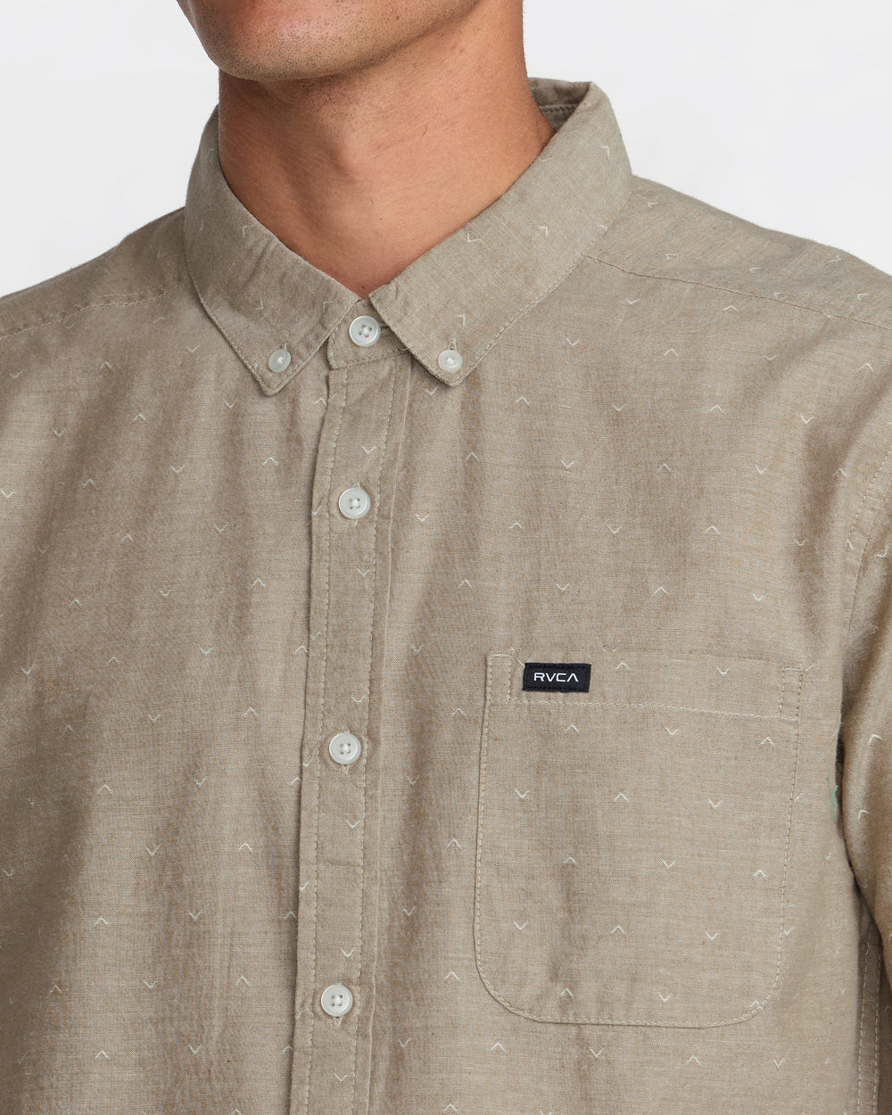 That'll Do Dobby Short Sleeve Shirt - Sand