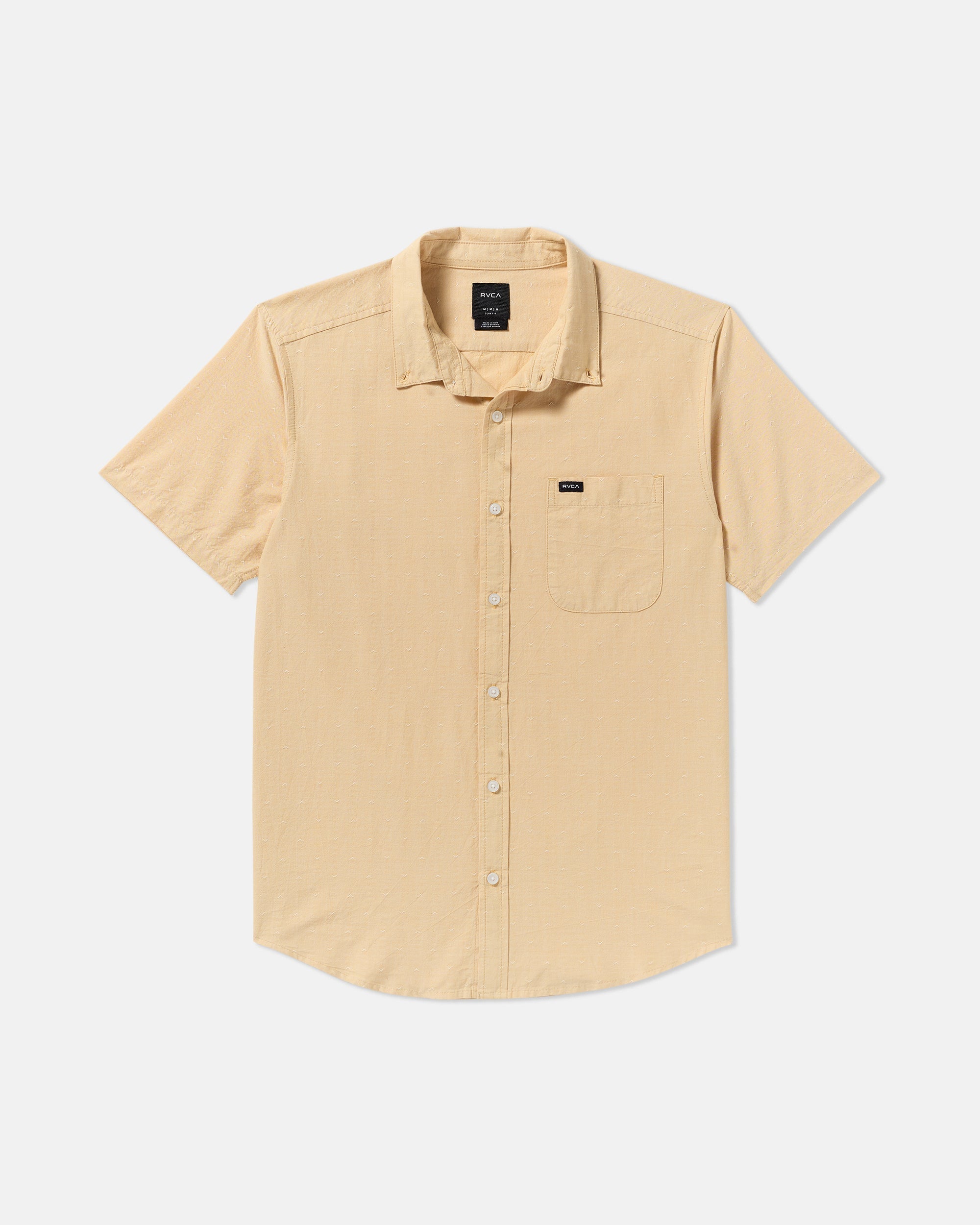 That'll Do Dobby Short Sleeve Shirt - Toasted