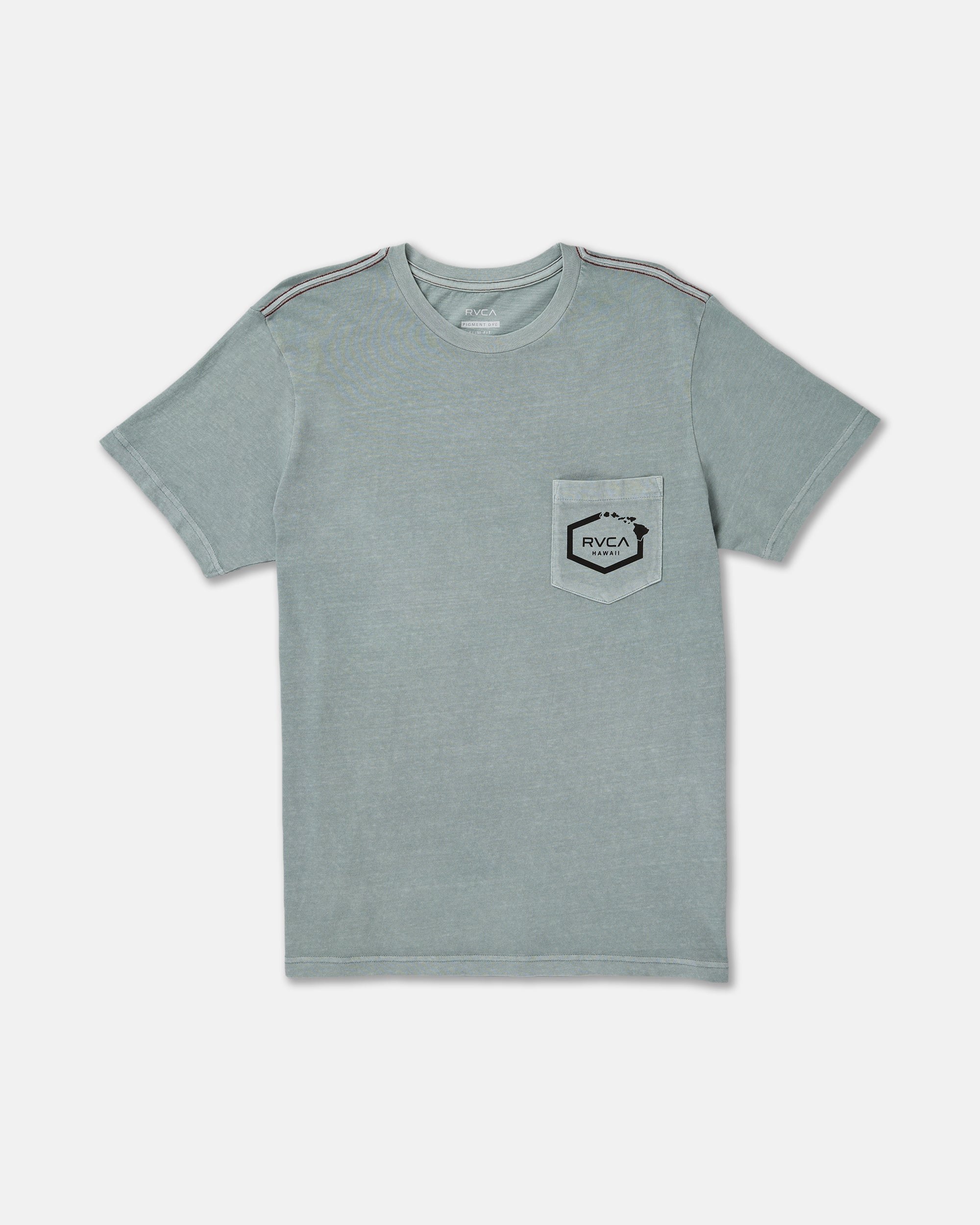 Island Hex Pocket Short Sleeve Tee - Lead