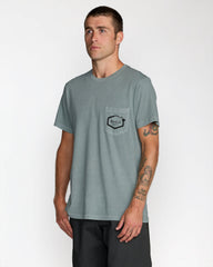 Island Hex Pocket Short Sleeve Tee - Lead