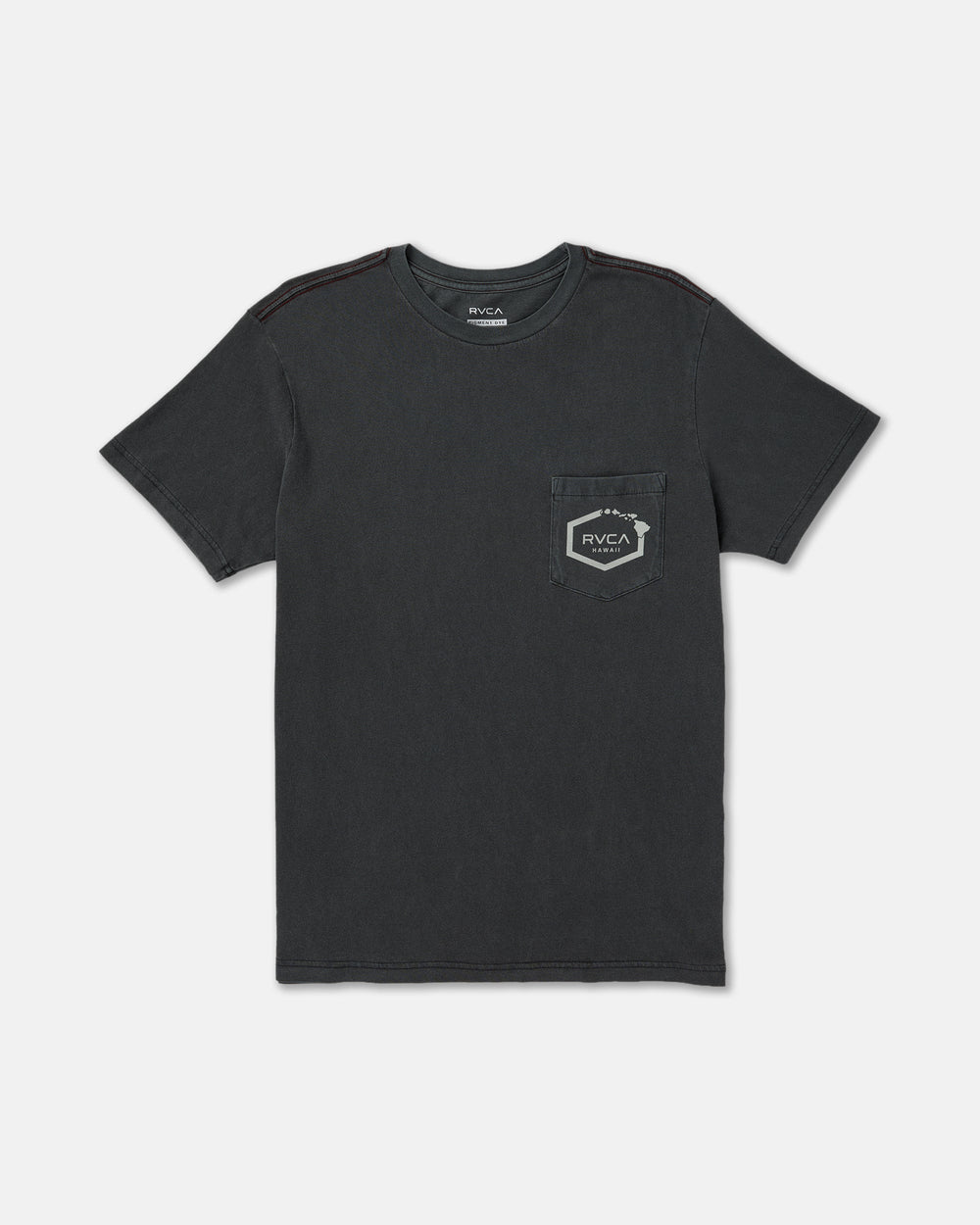 Island Hex Pocket Short Sleeve Tee - Pirate Black