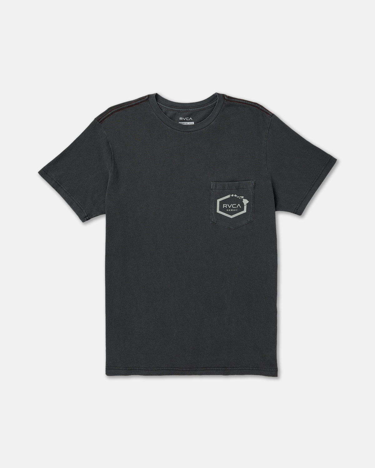 Island Hex Pocket Short Sleeve Tee - Pirate Black
