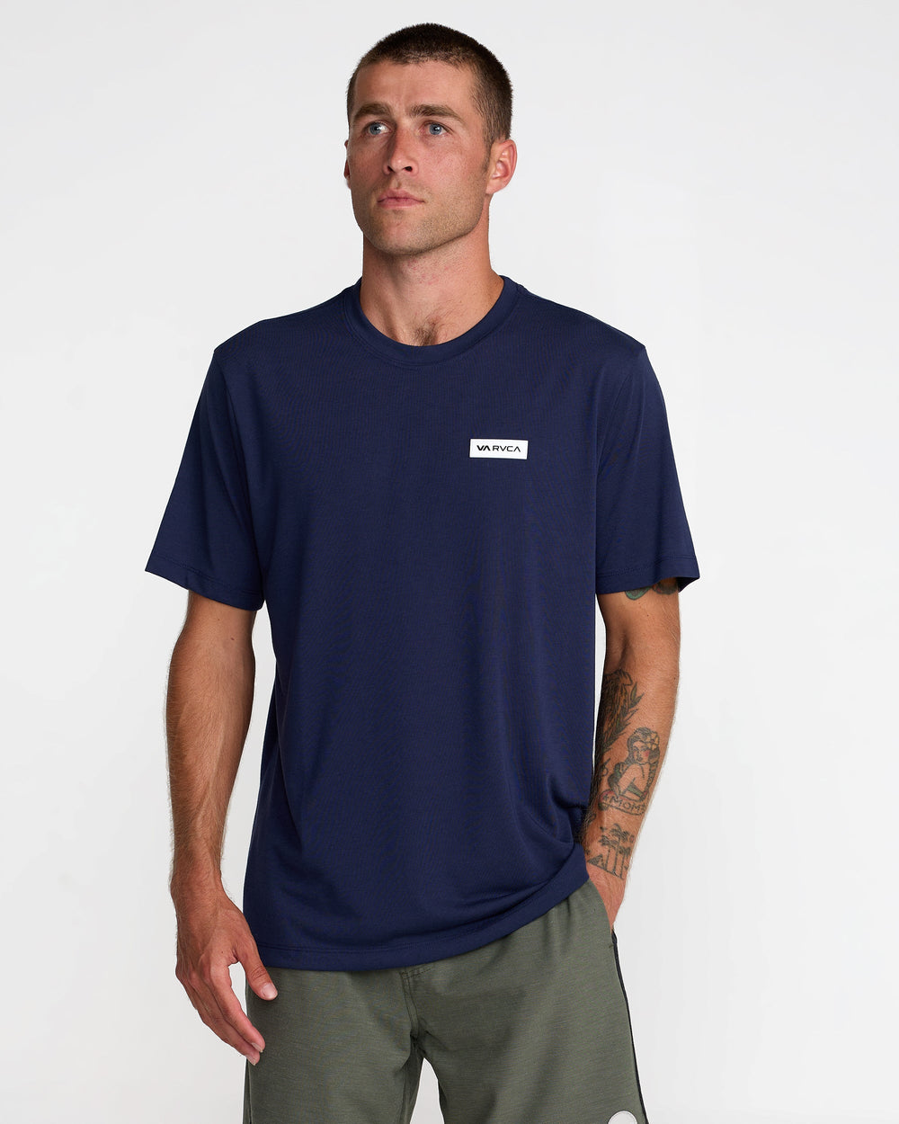 Icon Short Sleeve Tee - Navy Marine