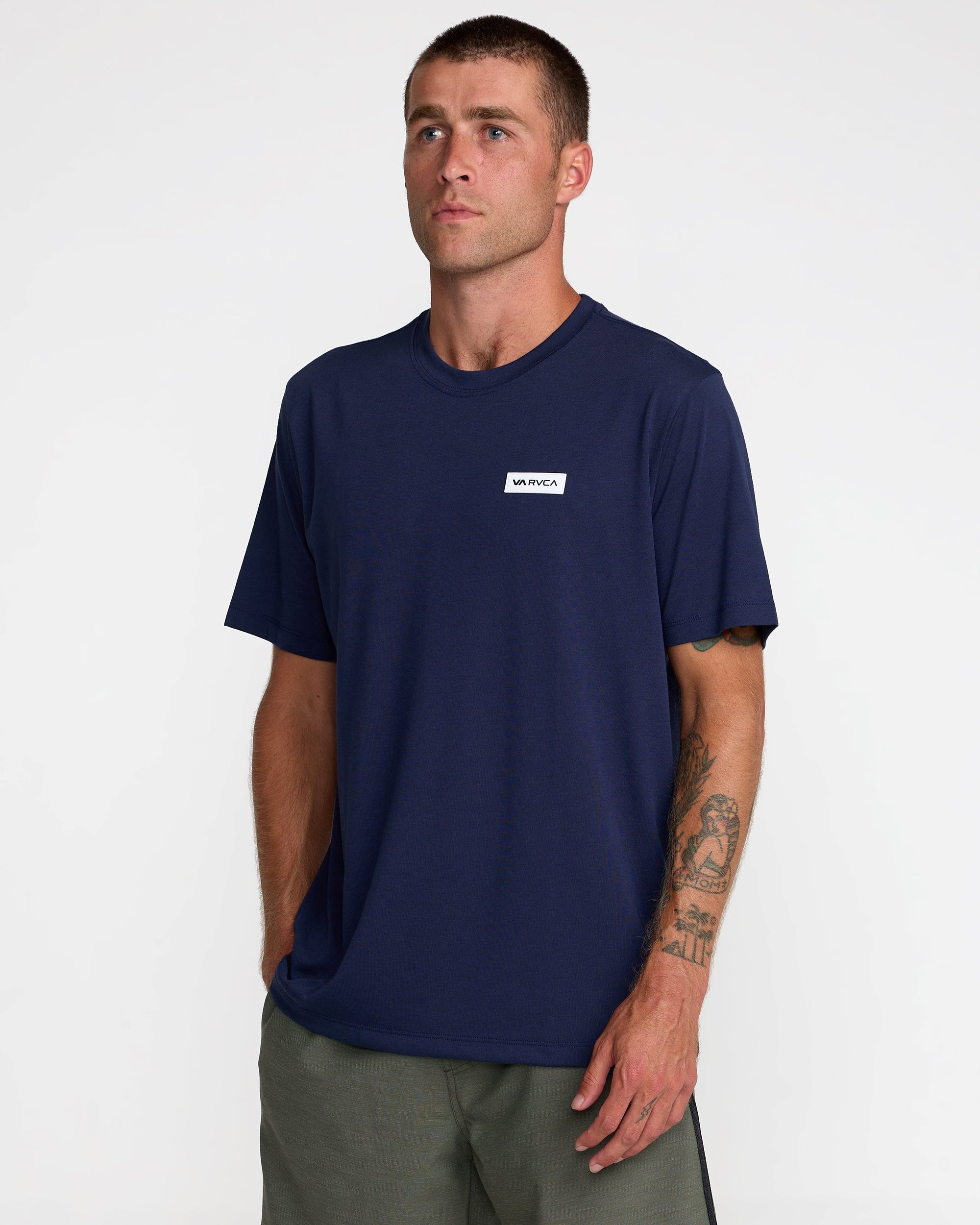 Icon Short Sleeve Tee - Navy Marine