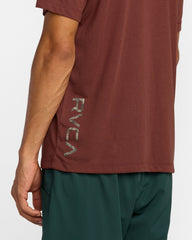RVCA 2X Short Sleeve Tee - Red Earth