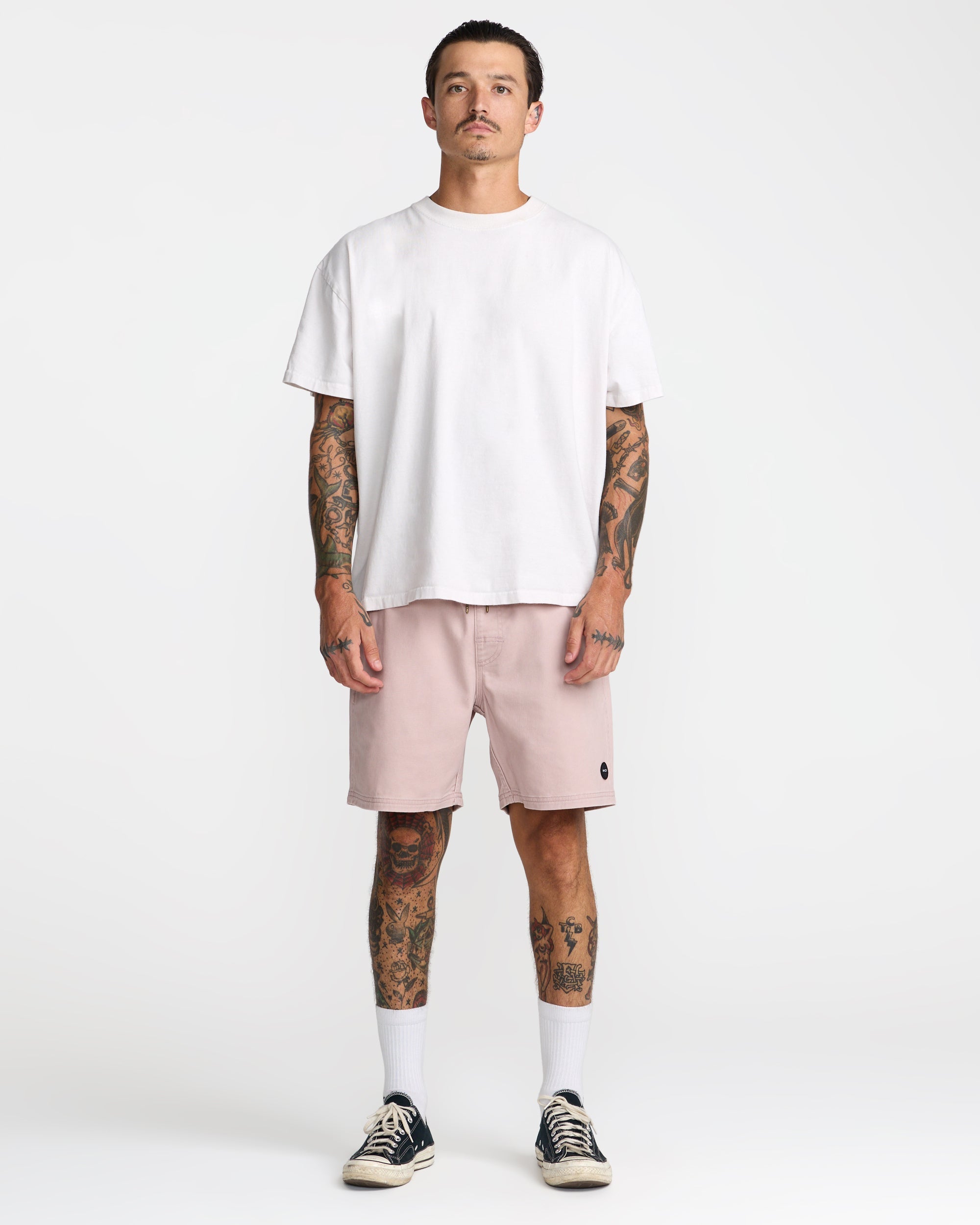 Escape Elastic Shorts - Pale Mauve