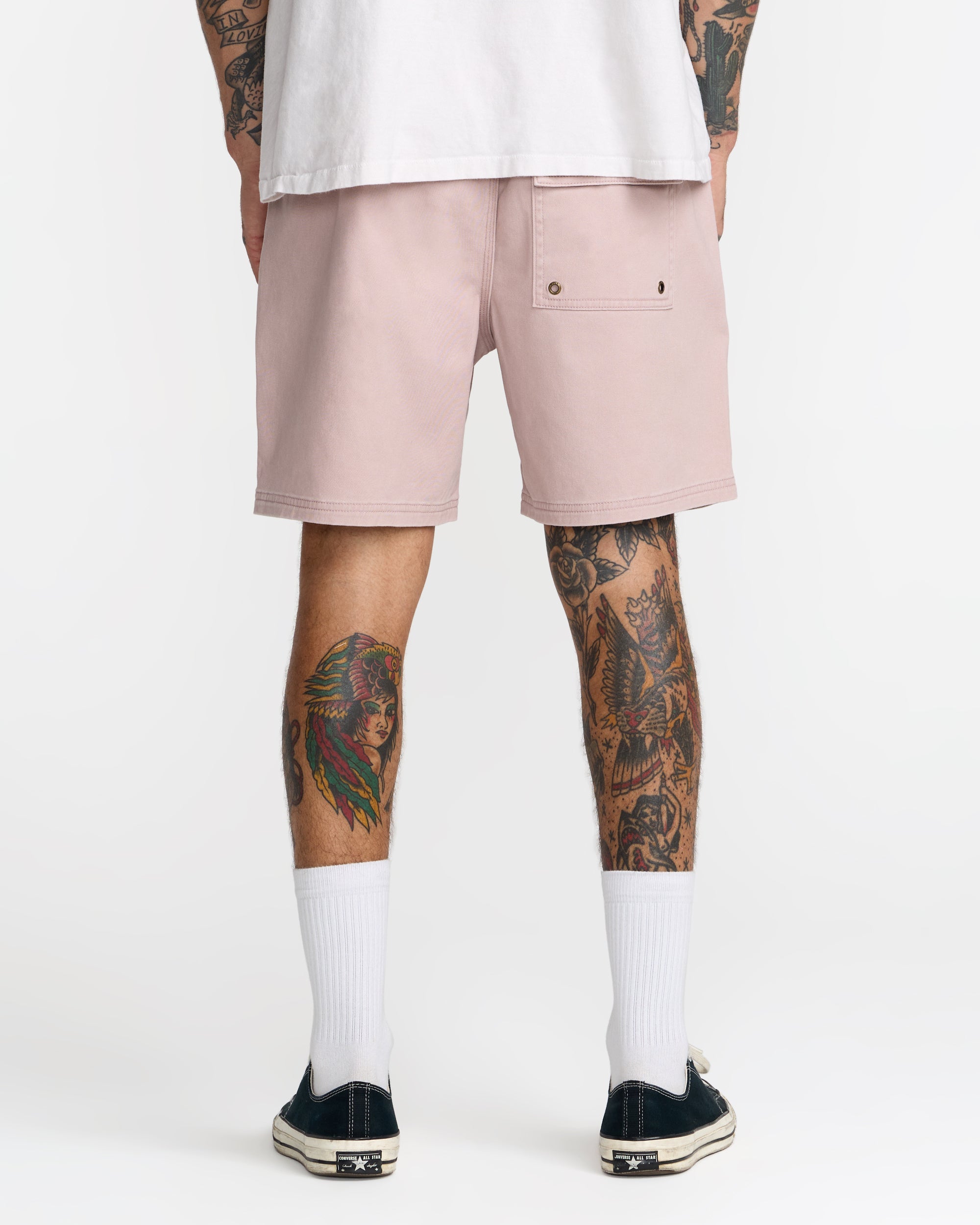 Escape Elastic Shorts - Pale Mauve