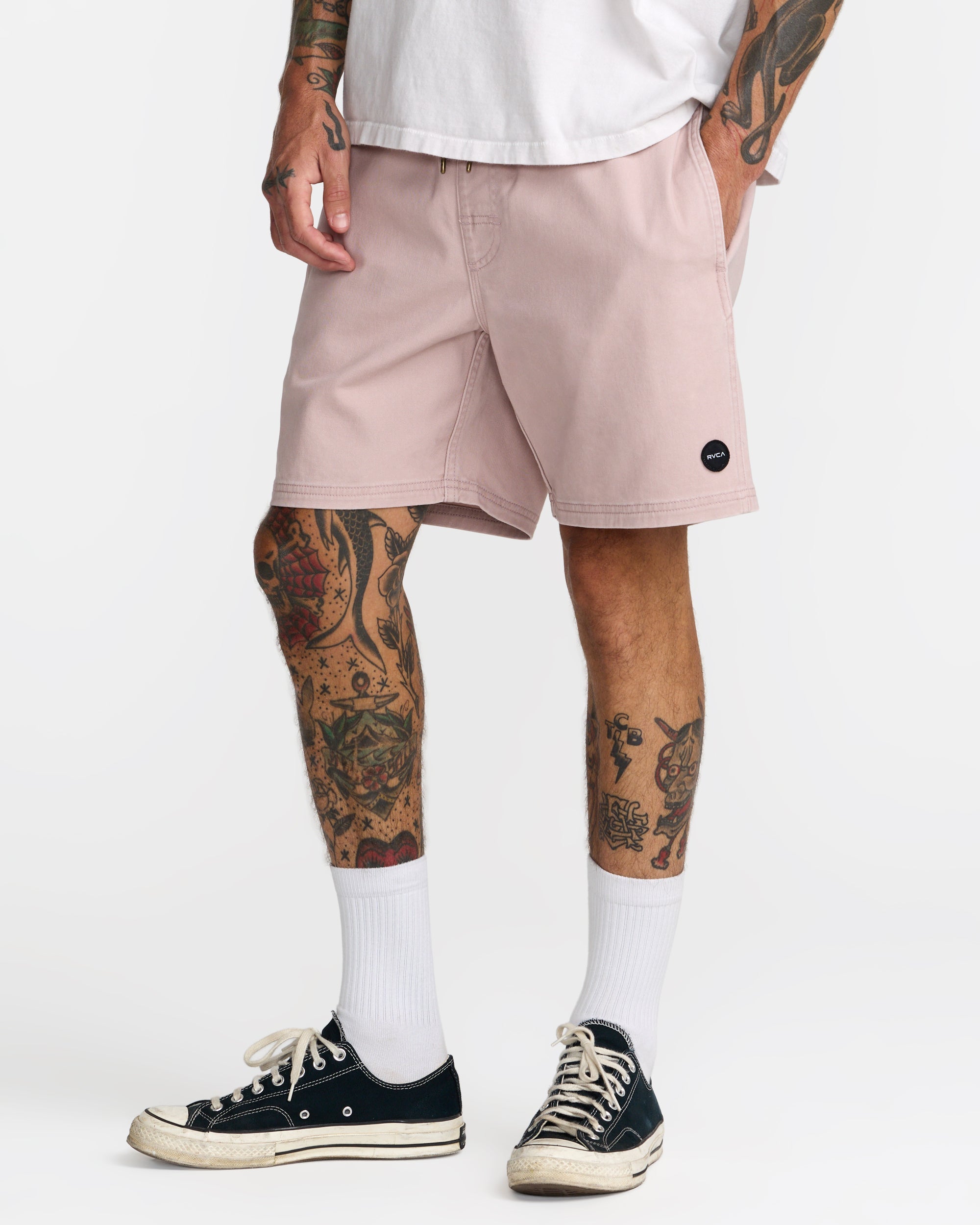 Escape Elastic Shorts - Pale Mauve