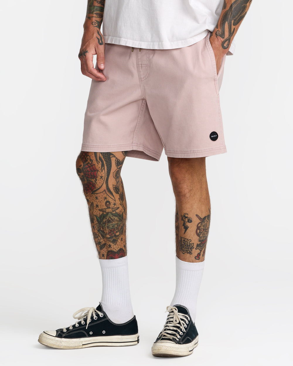 Escape Elastic Shorts - Pale Mauve
