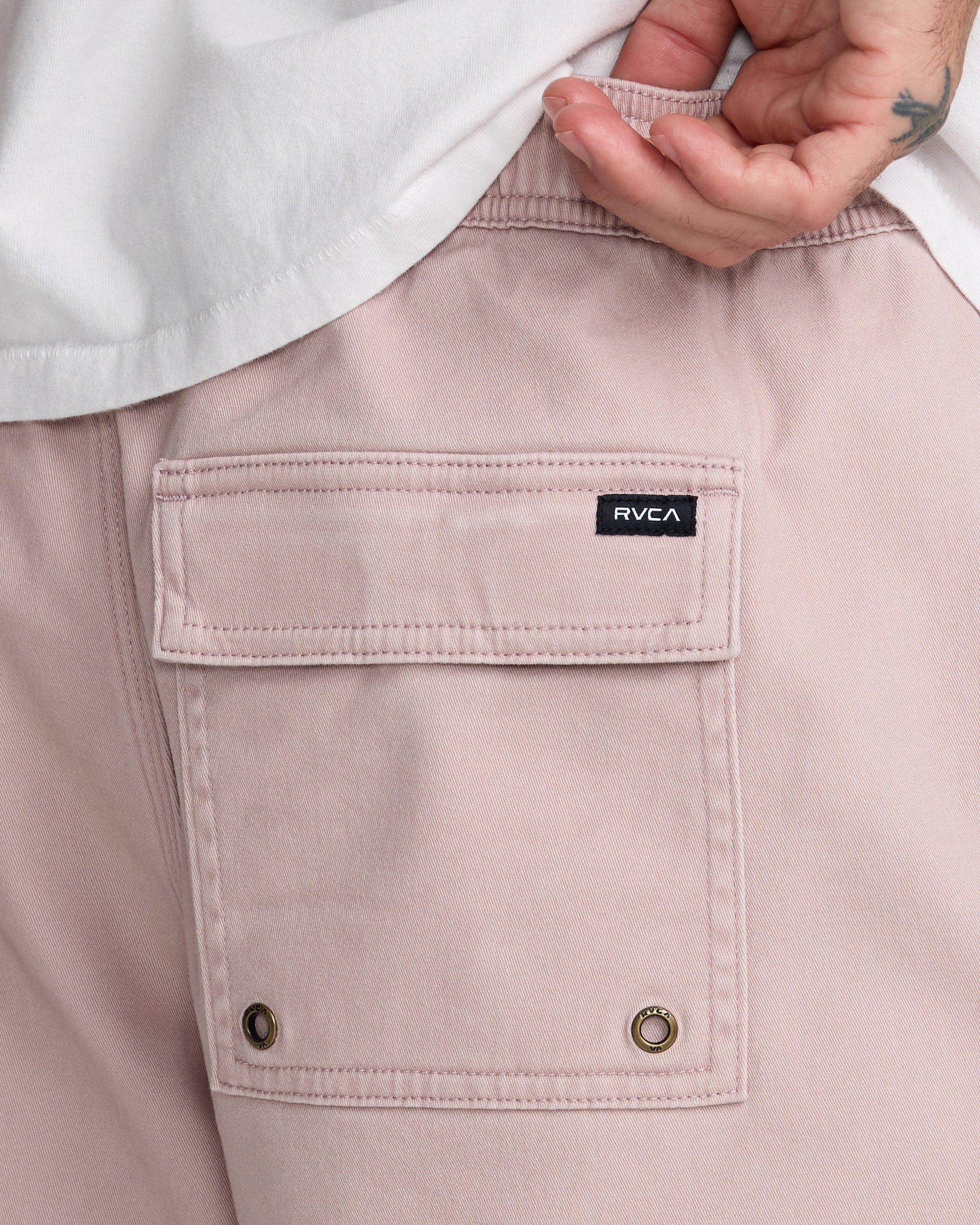 Escape Elastic Shorts - Pale Mauve