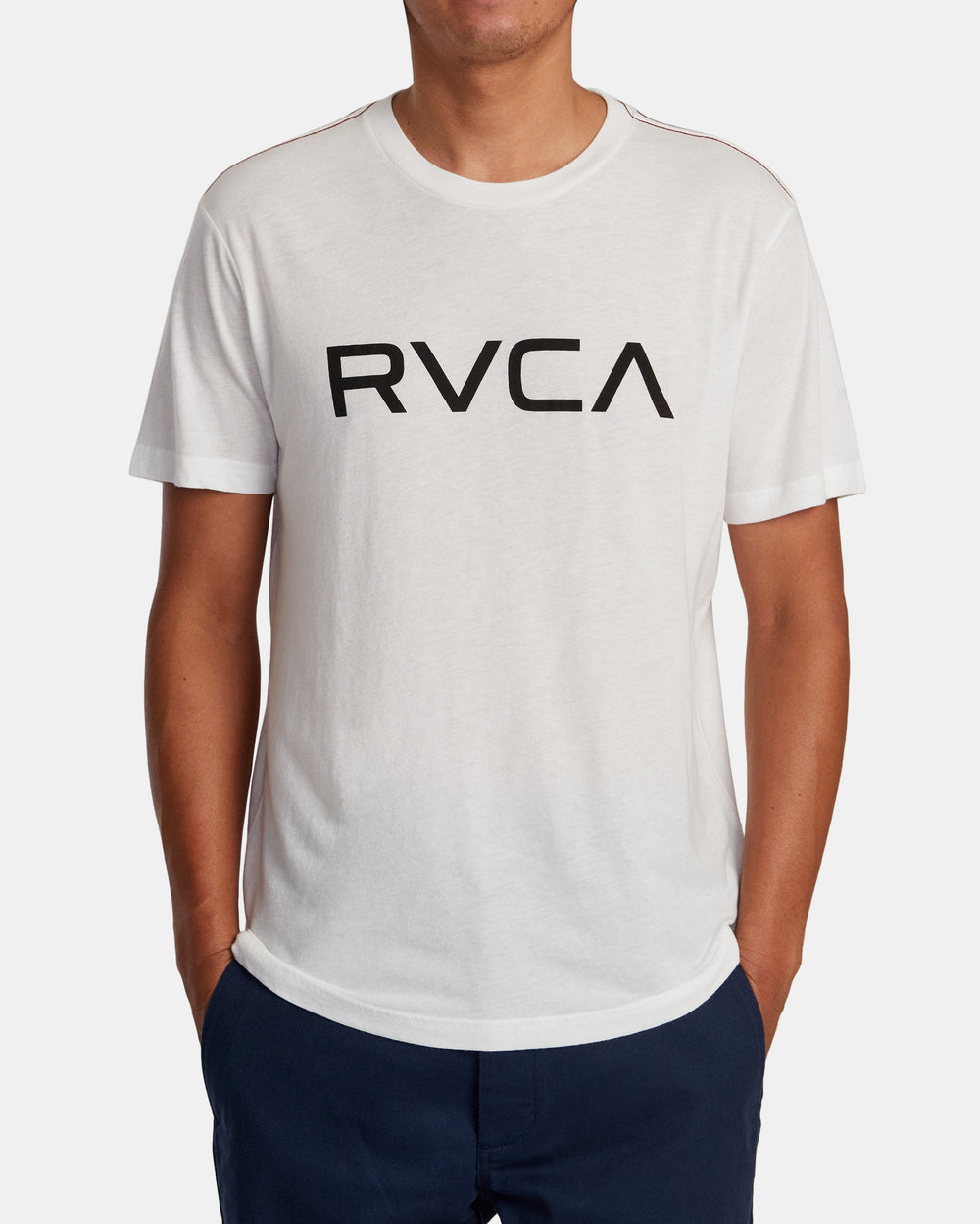 Big RVCA Short Sleeve Tee - Antique White