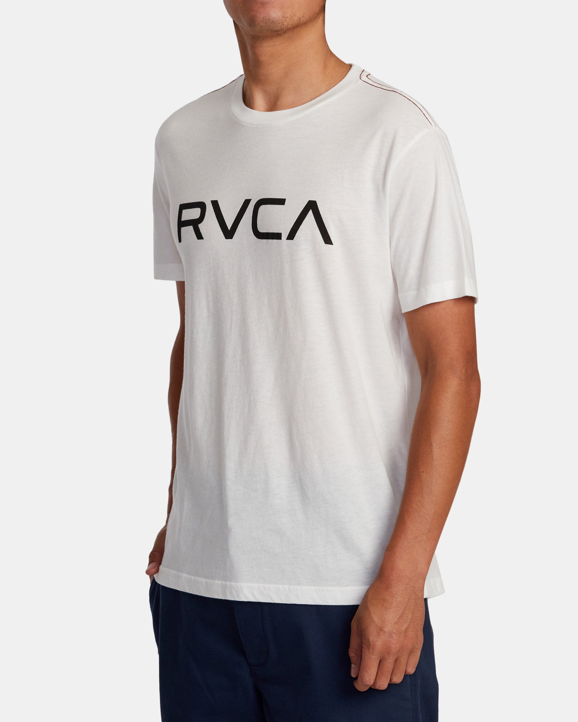 Big RVCA Short Sleeve Tee - Antique White