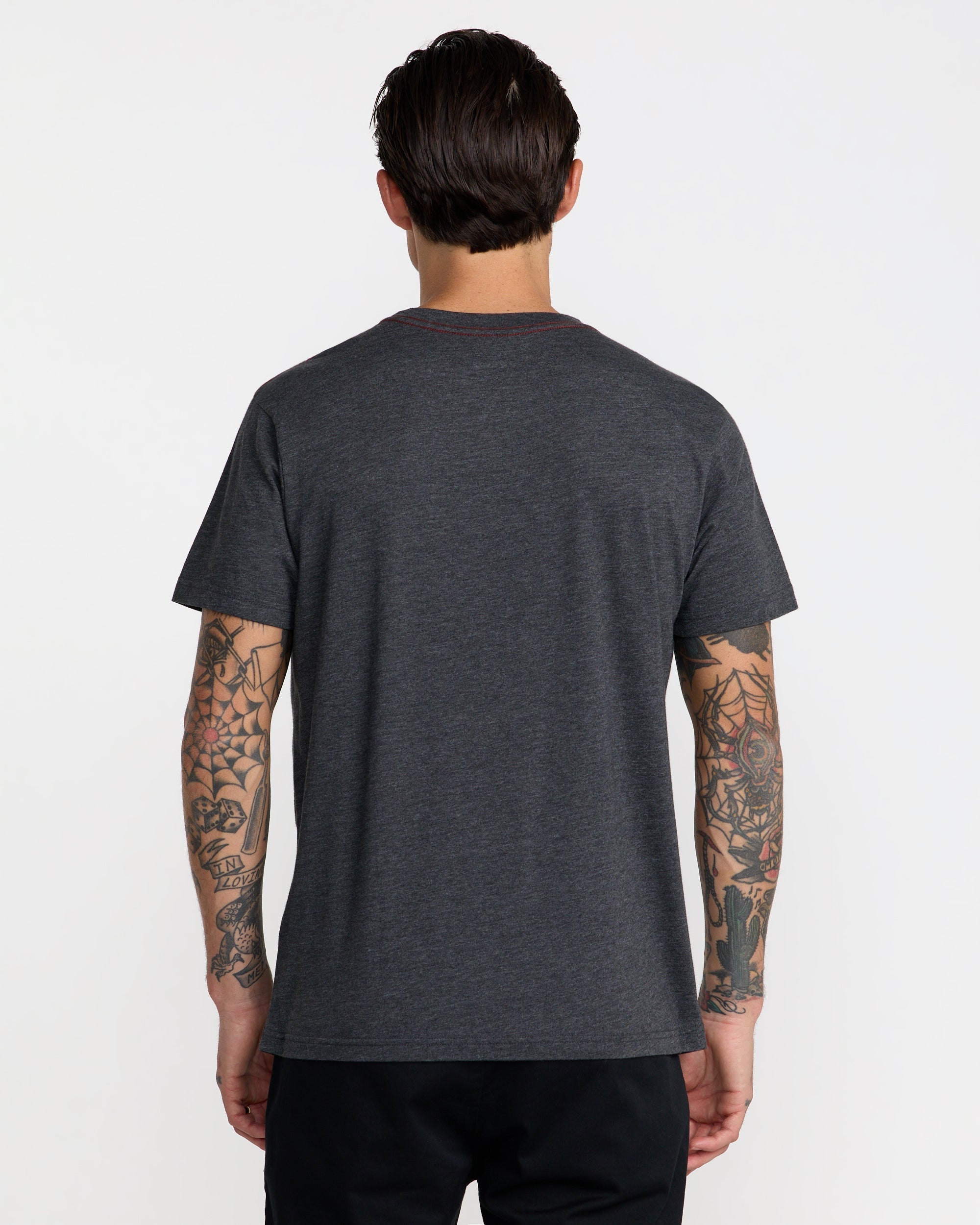 Big RVCA Short Sleeve Tee - Black/White