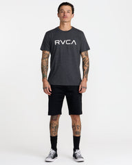 Big RVCA Short Sleeve Tee - Black/White