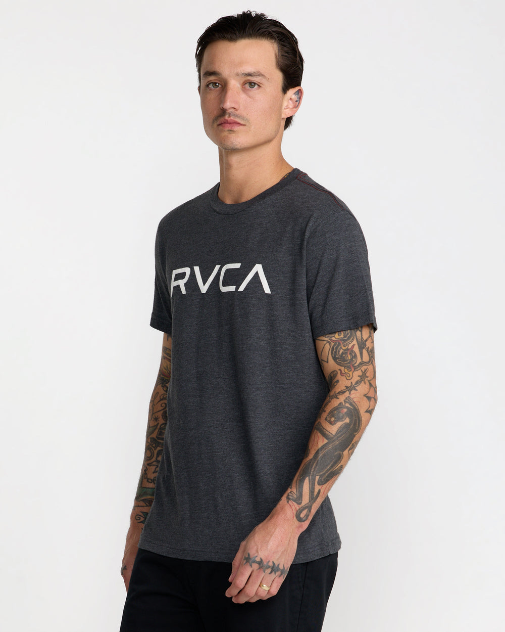 Big RVCA Short Sleeve Tee - Black/White