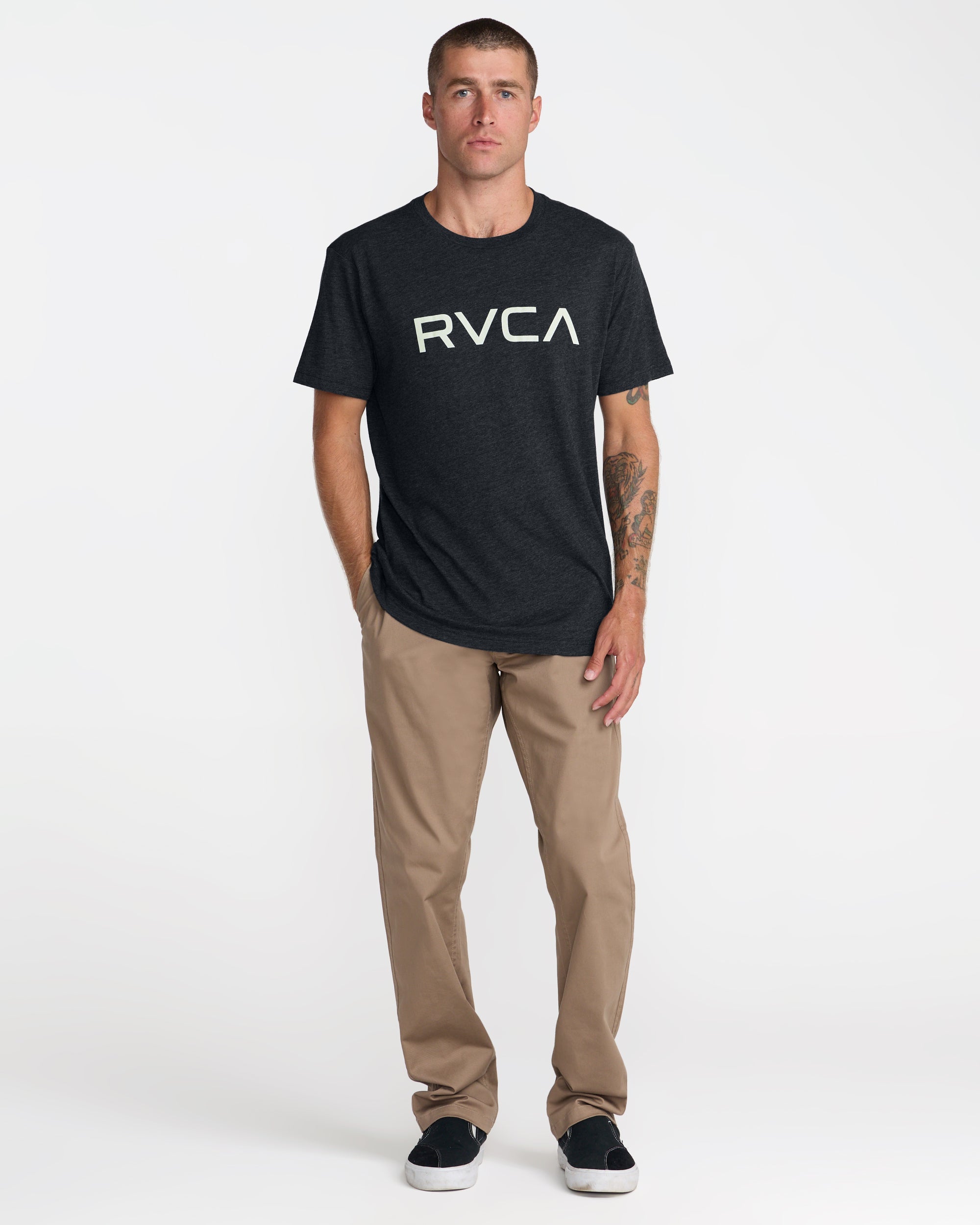 Big RVCA Short Sleeve Tee - Black