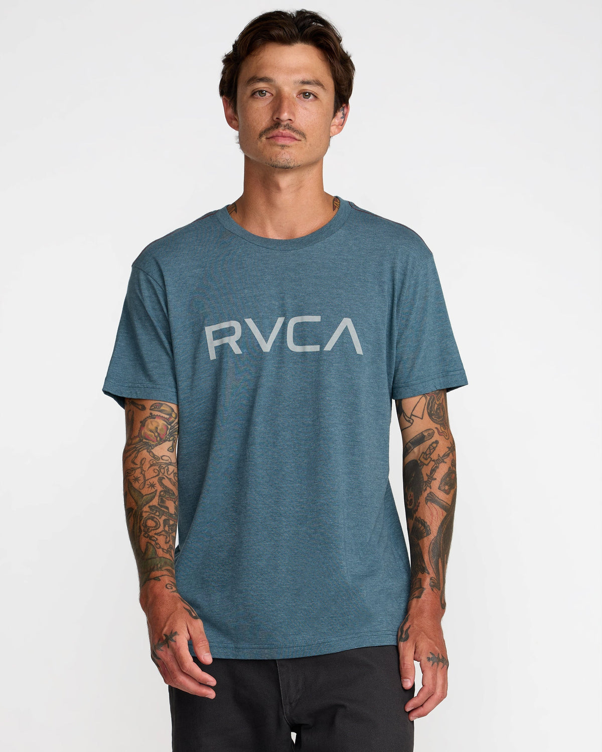 Big RVCA Short Sleeve Tee - Duck Blue