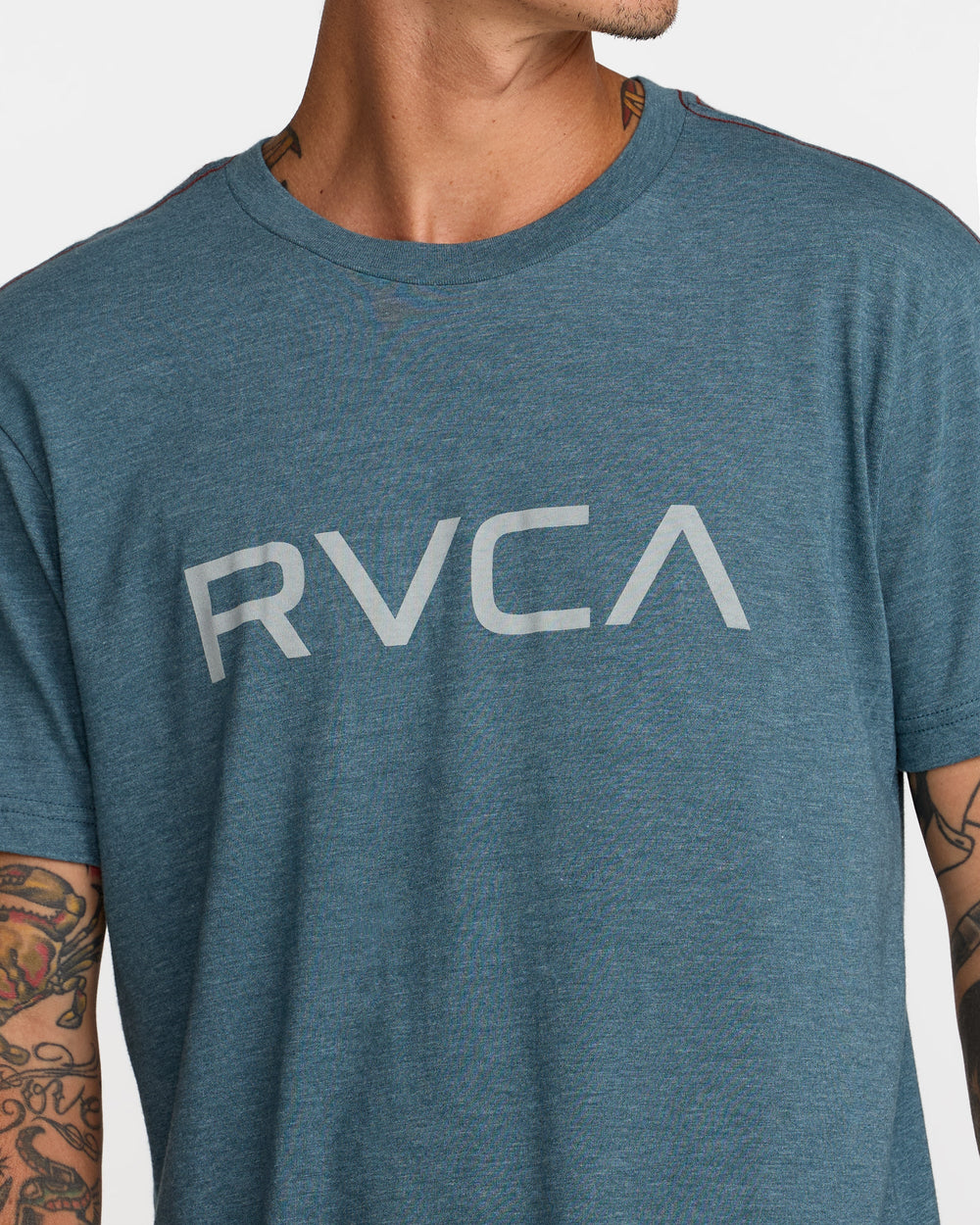 Big RVCA Short Sleeve Tee - Duck Blue
