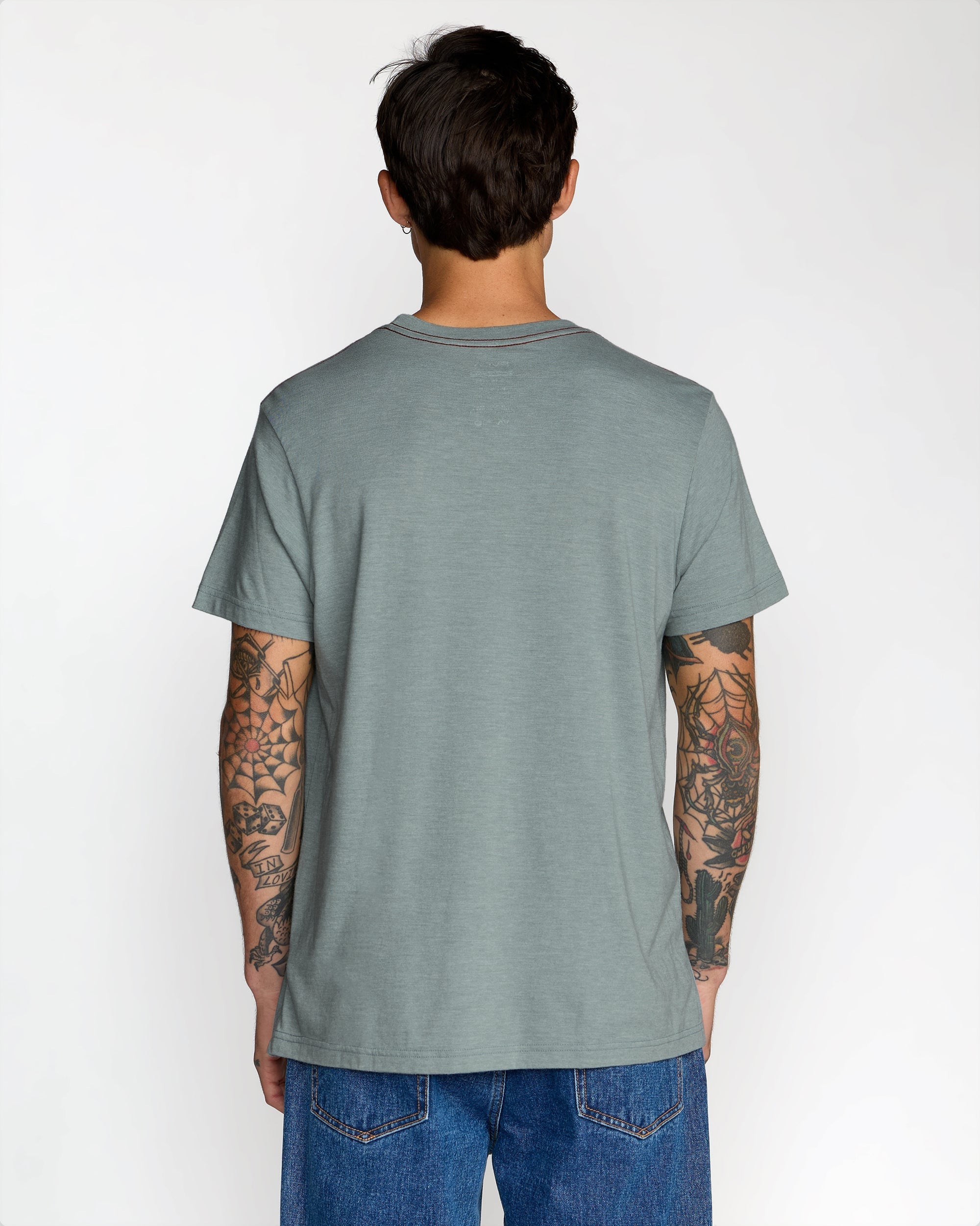 Big RVCA Short Sleeve Tee - Lead