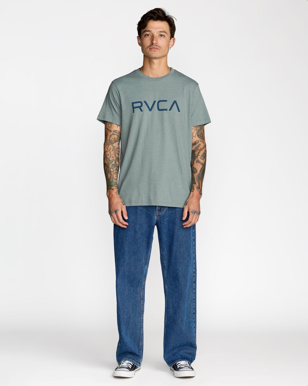 Big RVCA Short Sleeve Tee - Lead