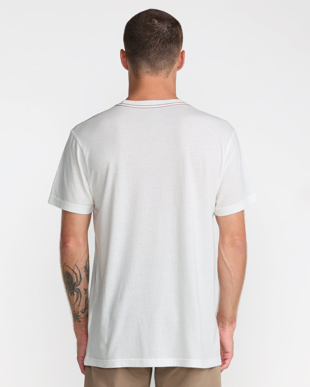 Big RVCA Short Sleeve Tee - Antique White