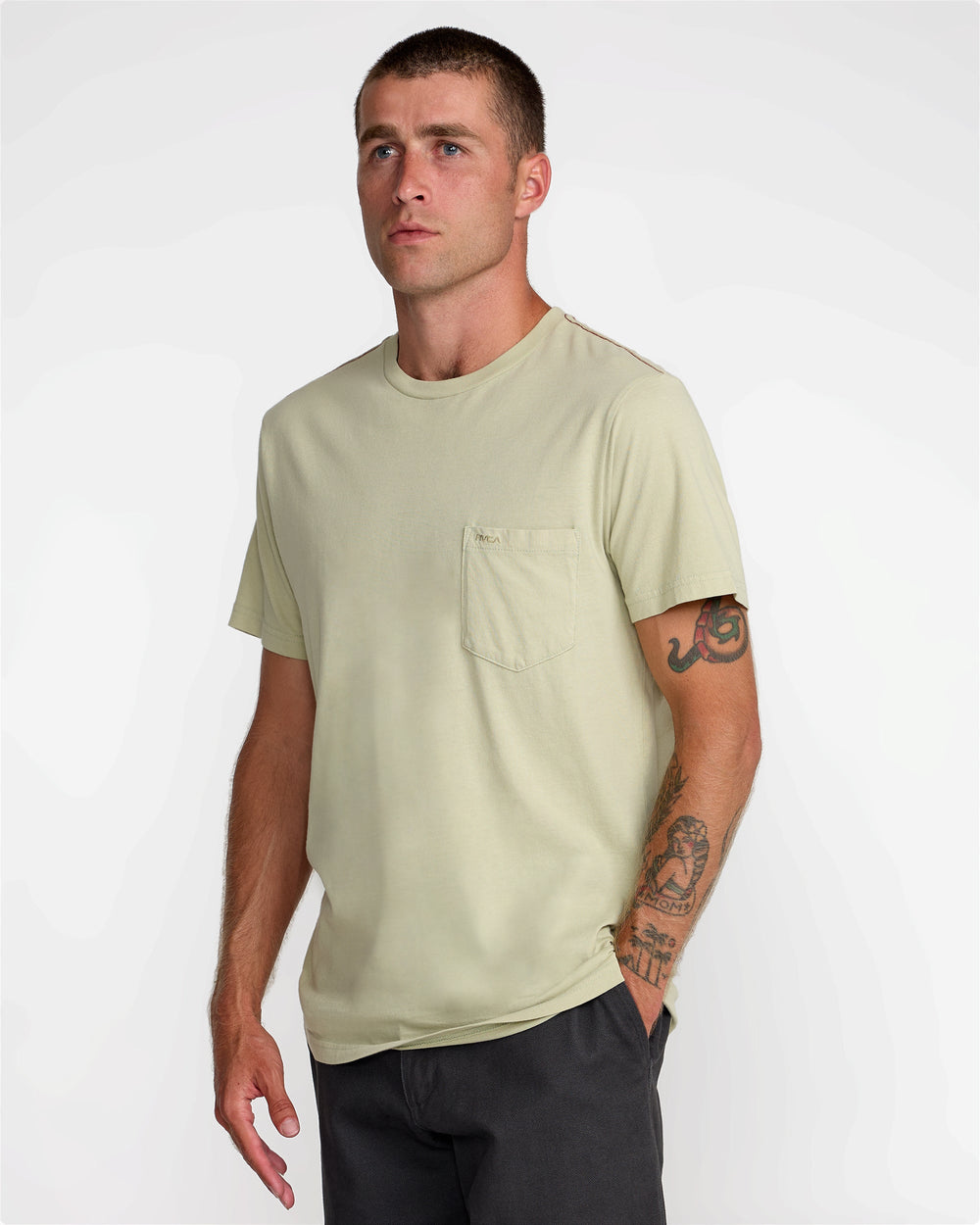 PTC 2 Pigment Short Sleeve Tee - Light Olive