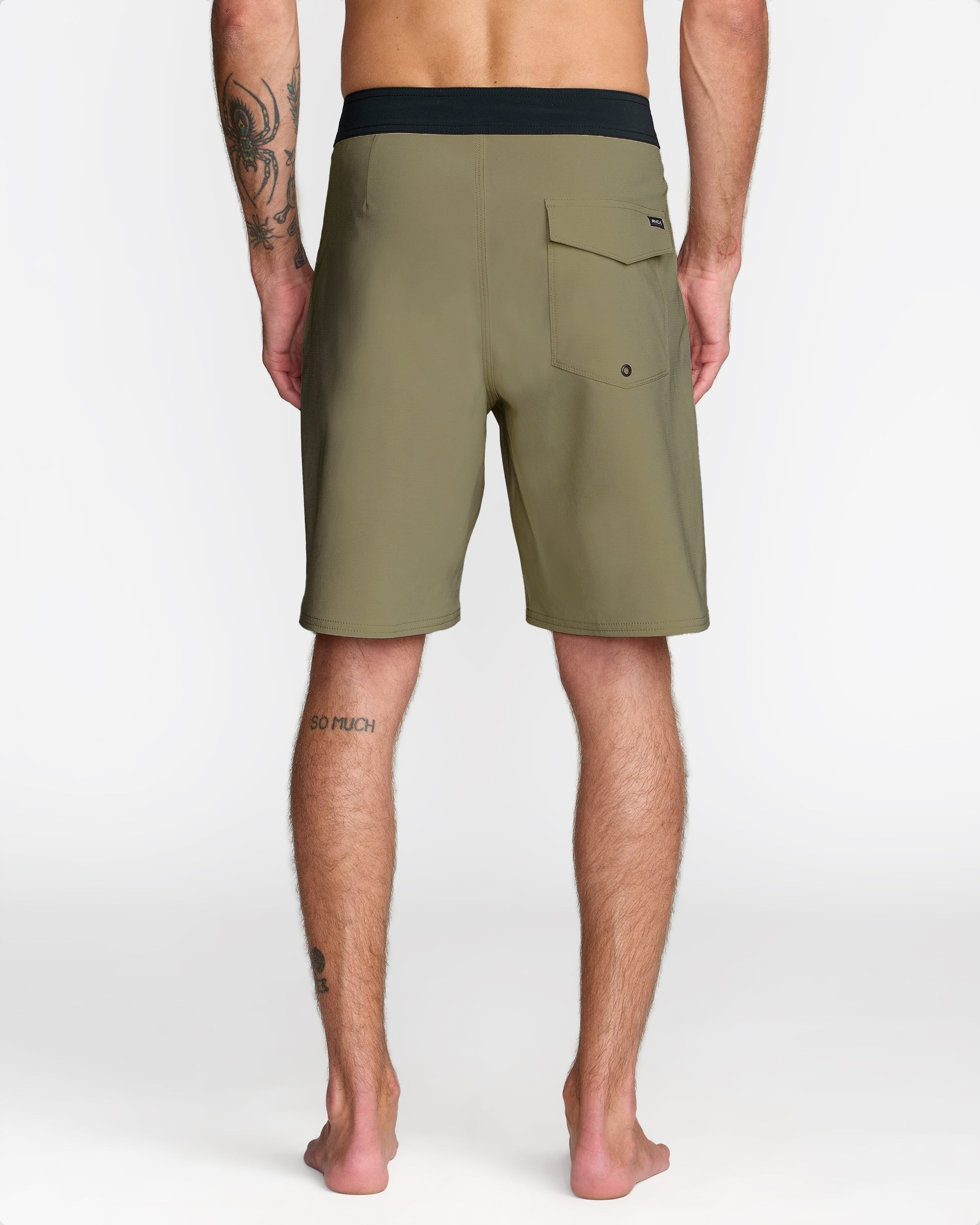 VA Boardshort Solid - Martini Olive